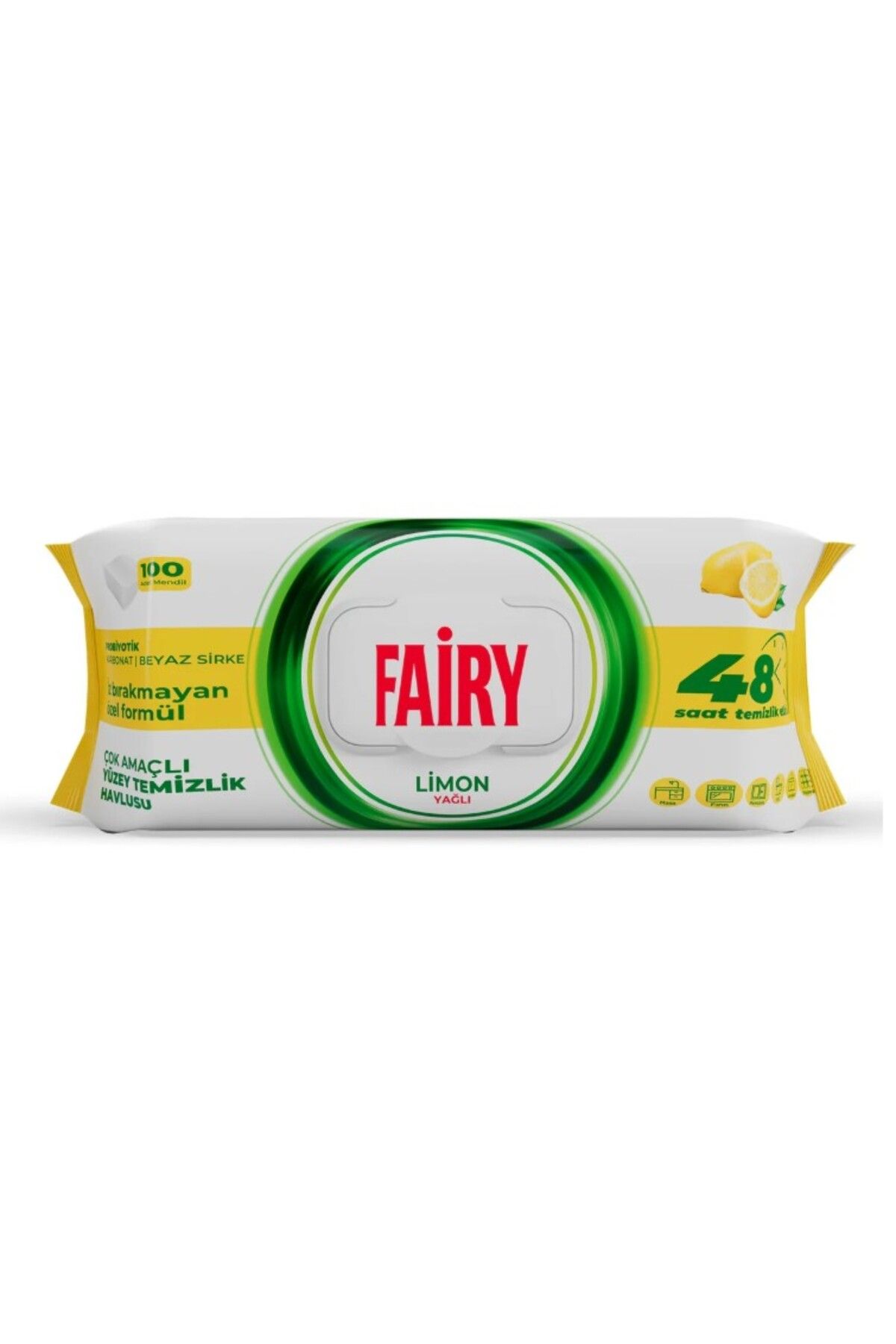 NW NessiWorld Nessiworld Fairy Power Yüzey Temizlik Havlusu 100'Lü Limon