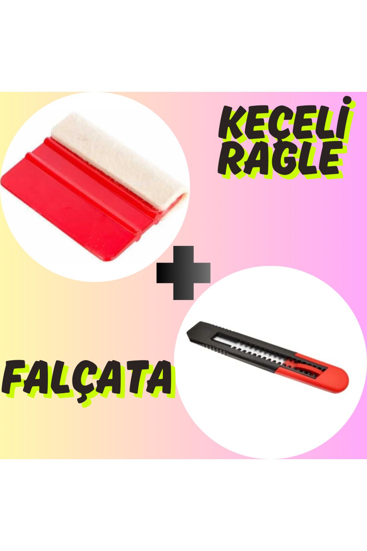 kargo poşetim Keçeli Ragle Ve Falçata Folyo Yapıştırma Aparatı