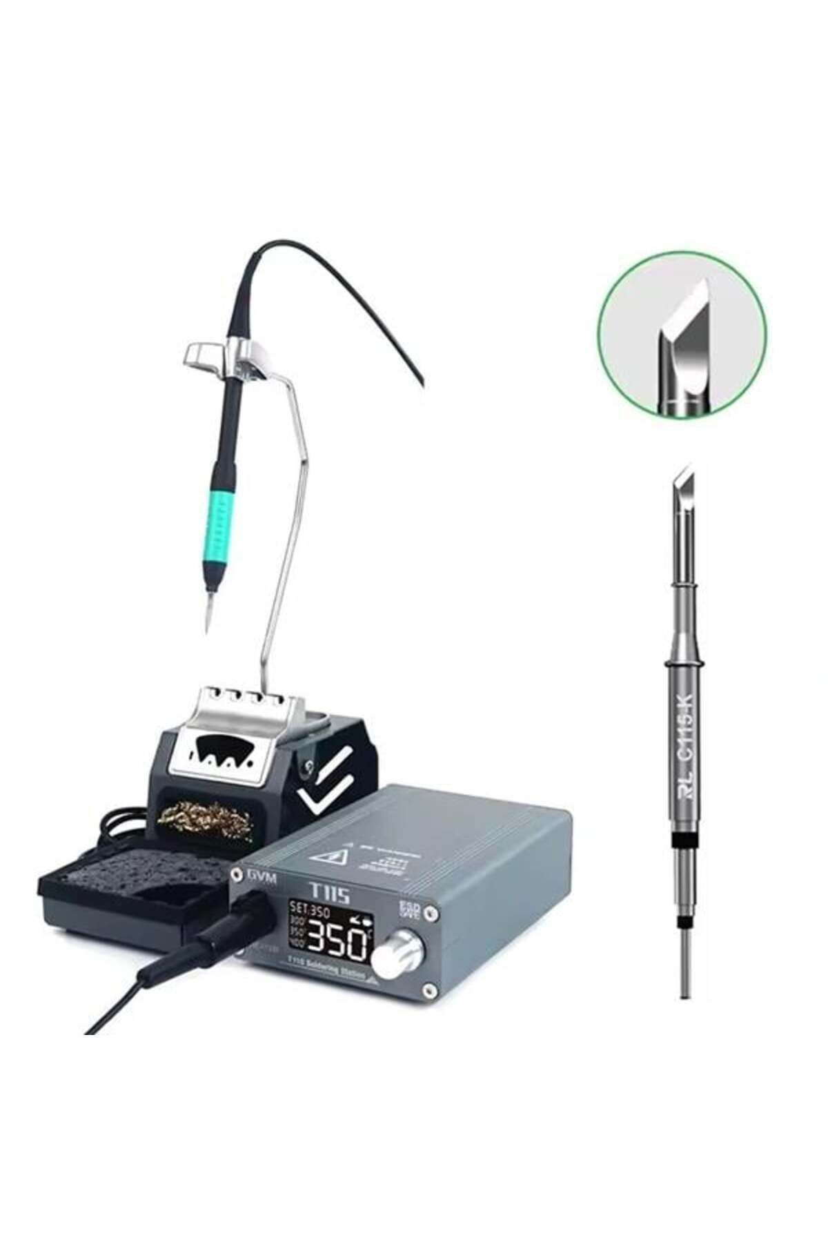 YİĞİTAUTOCLASS Powermaster GVM-T115 45 Watt SMD Havya İstasyonu 120-450 Derece