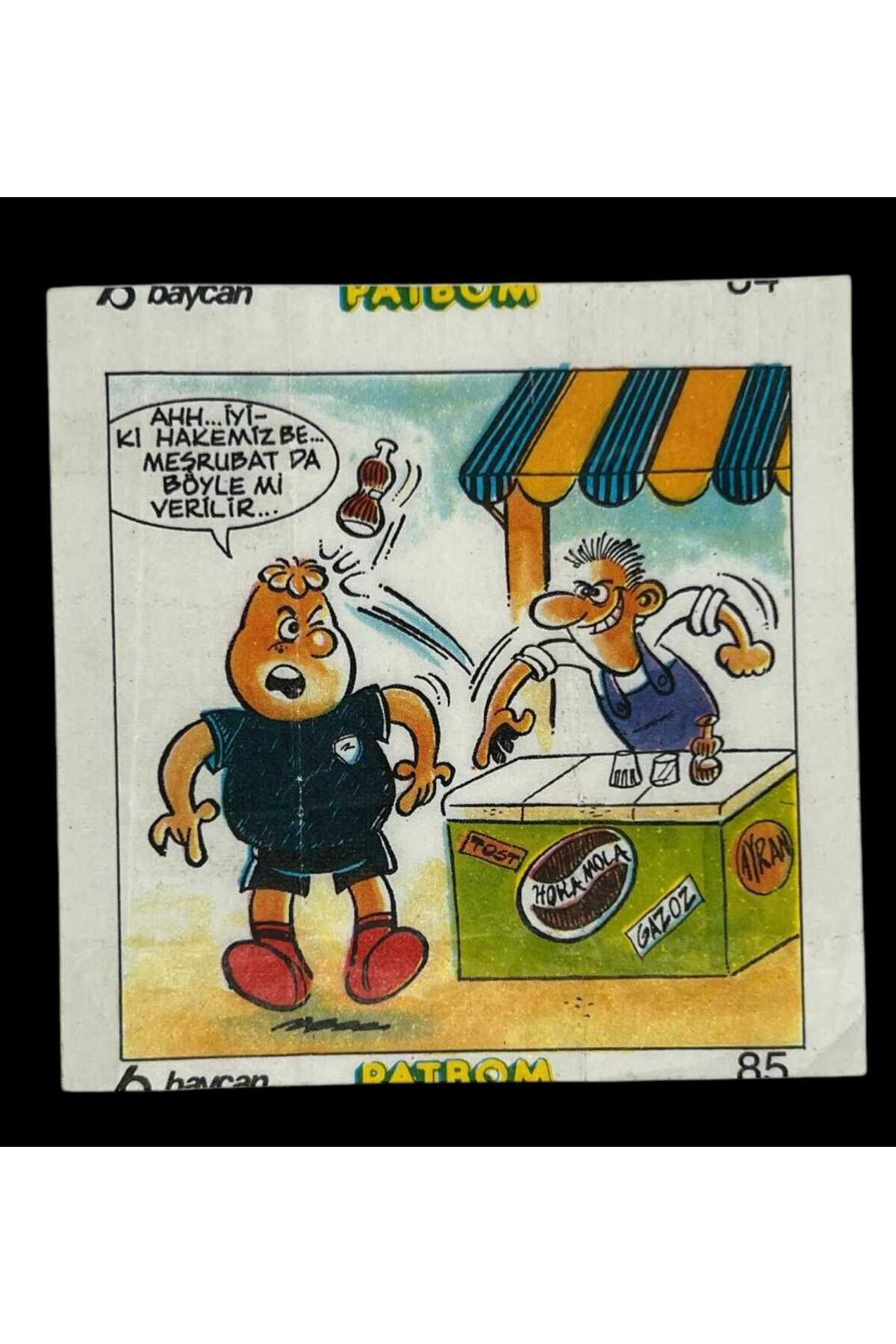 Gökçe Koleksiyon PATBOM Baycan Sakız Kağıdı No 85 Sakız Kağıdı Stickers SKZ840