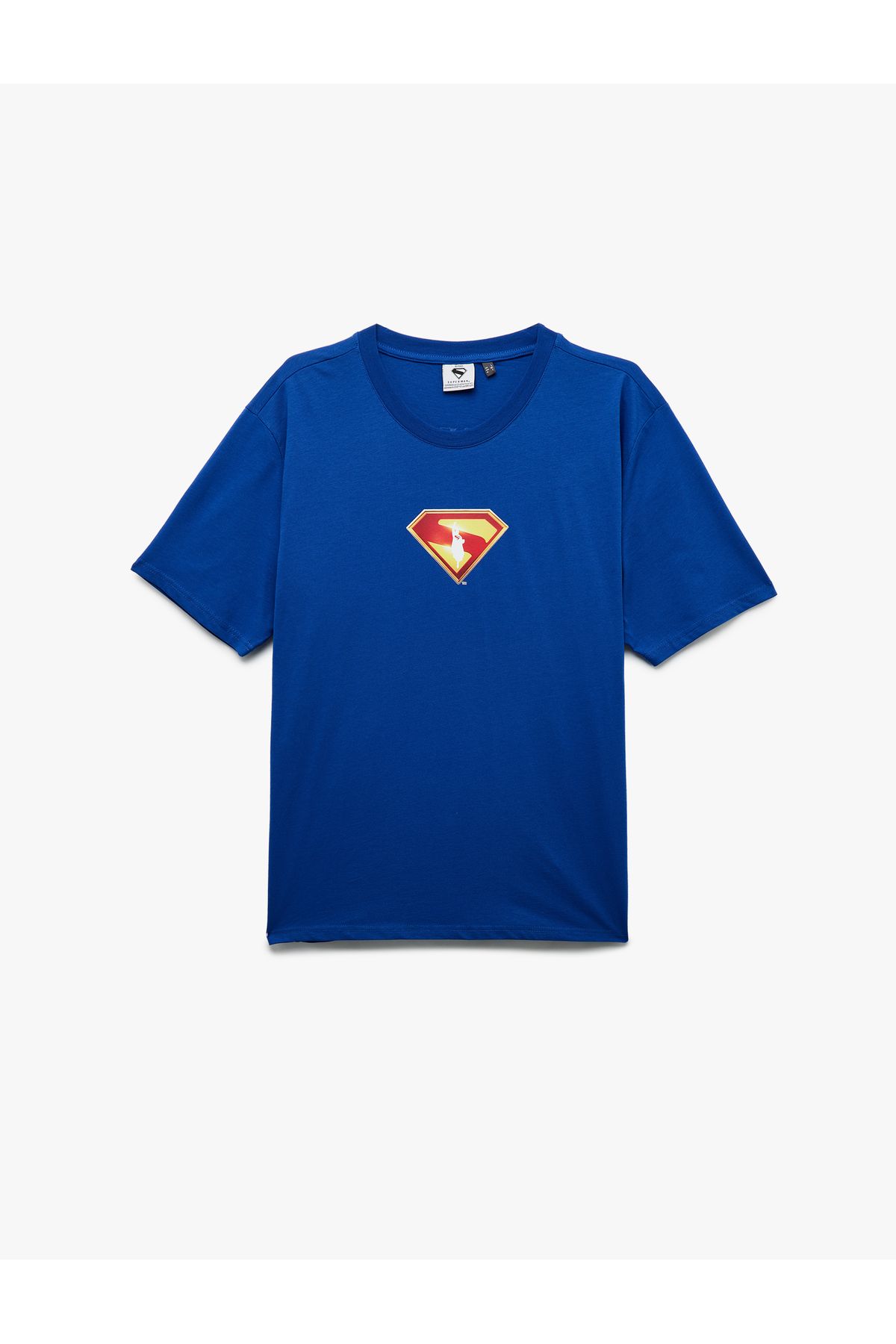 Koton Regular Fit Kısa Kollu Bisiklet Yaka Lisanslı Superman Tişört