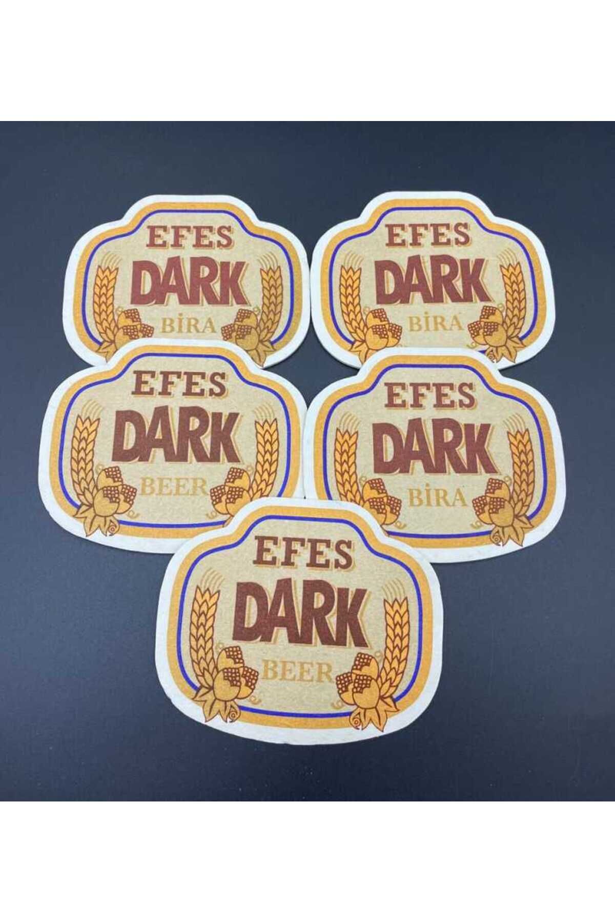 Doğal Çiftlikten Efes Dark Eski Promosyon Bardak Altlığı (5li Lot) AOB3310 (N)