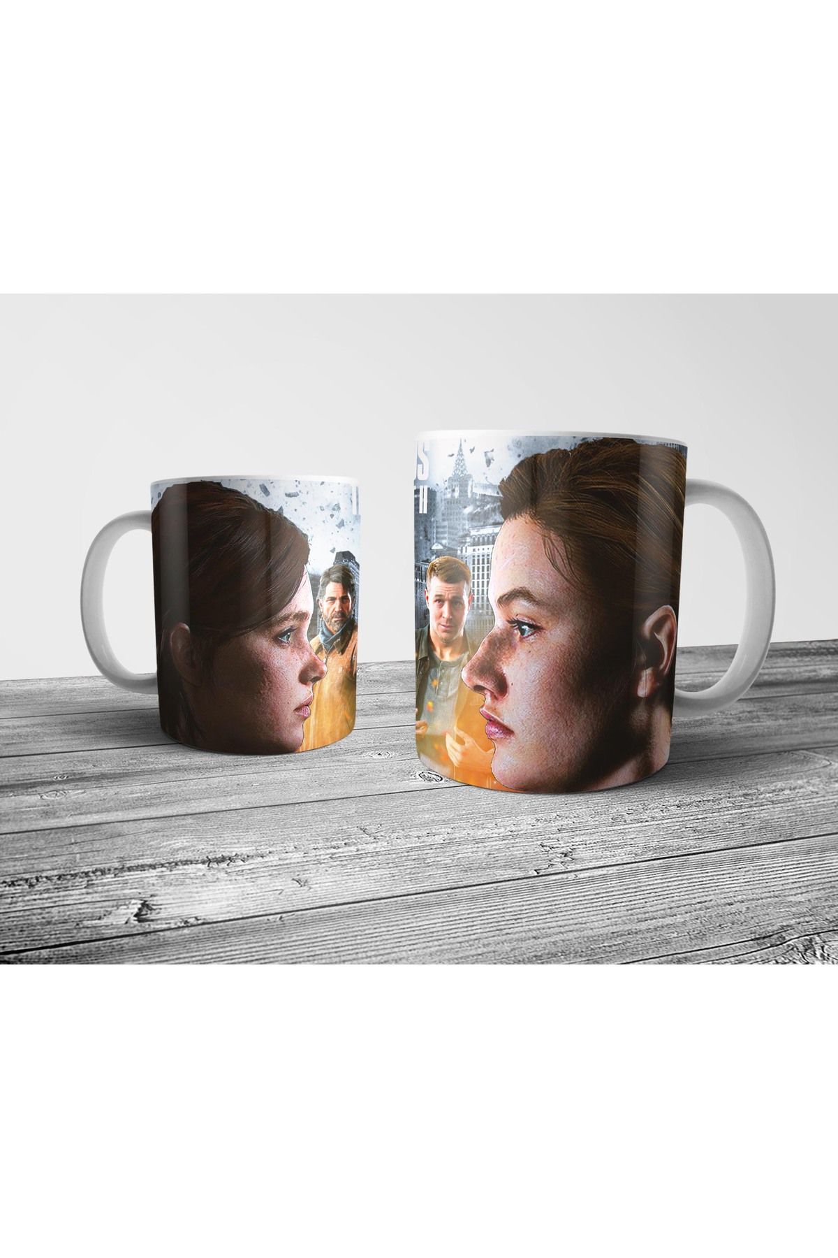 Pixxa The Last of Us Part 2 - Ellie & Abby Kupa Bardak Model 3