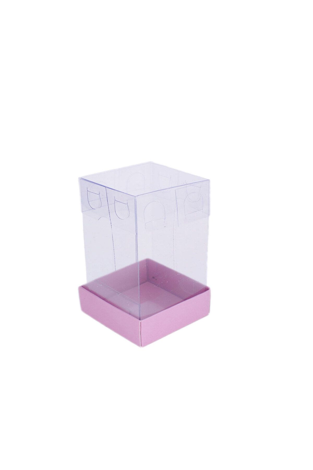 Eminonutoptanci Asetat Kutu Altı Karton 5X5X9 CM (50 Adet) Pembe