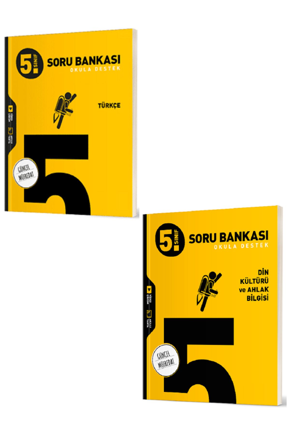 Evrensel İletişim Yayınları 5.Sınıf Hız Yayınları Türkçe + Din Kültürü Soru Bankaları / Güncel Müfredat / 2 KİTAP / YENİ