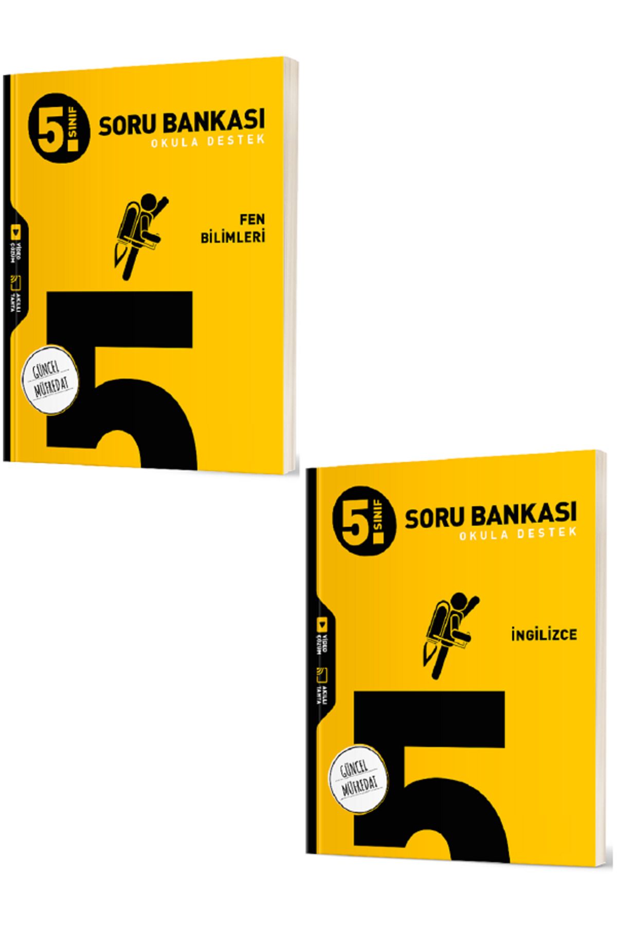 Evrensel İletişim Yayınları 5.Sınıf Hız Yayınları Fen Bilimleri + İngilizce Soru Bankaları / Güncel Müfredat / 2 KİTAP / YENİ