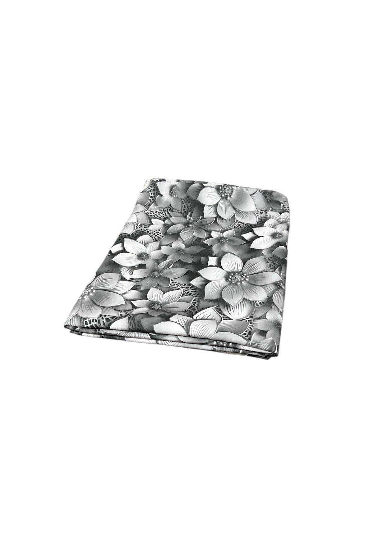 CENGİZ ÇEYİZ Süet Çift Kişilik Desenli Döşek Yüzü 135X195