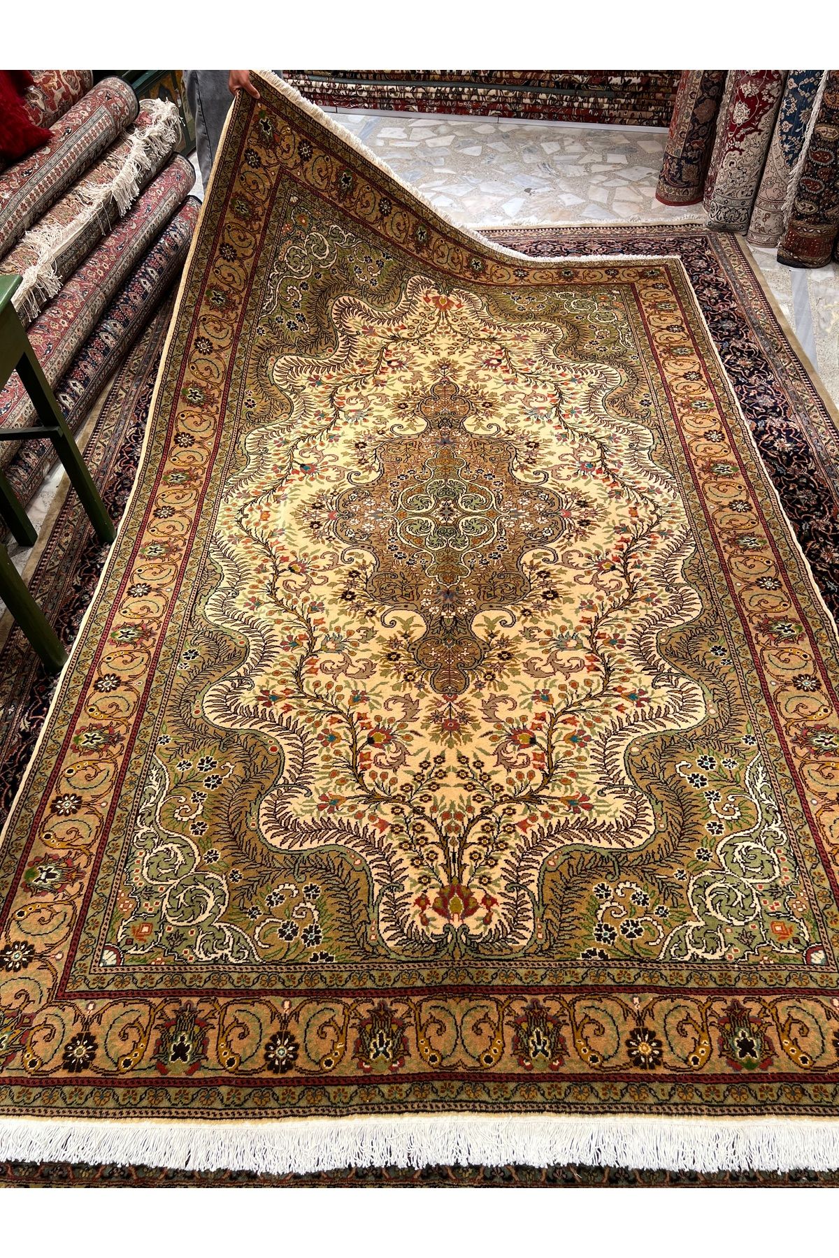 RD RAMAZAN DAĞ EL HALI SANATI El Dokuma Kayseri Develi Halısıdır Birinci Sınıf Kalite Ebat 300x200
