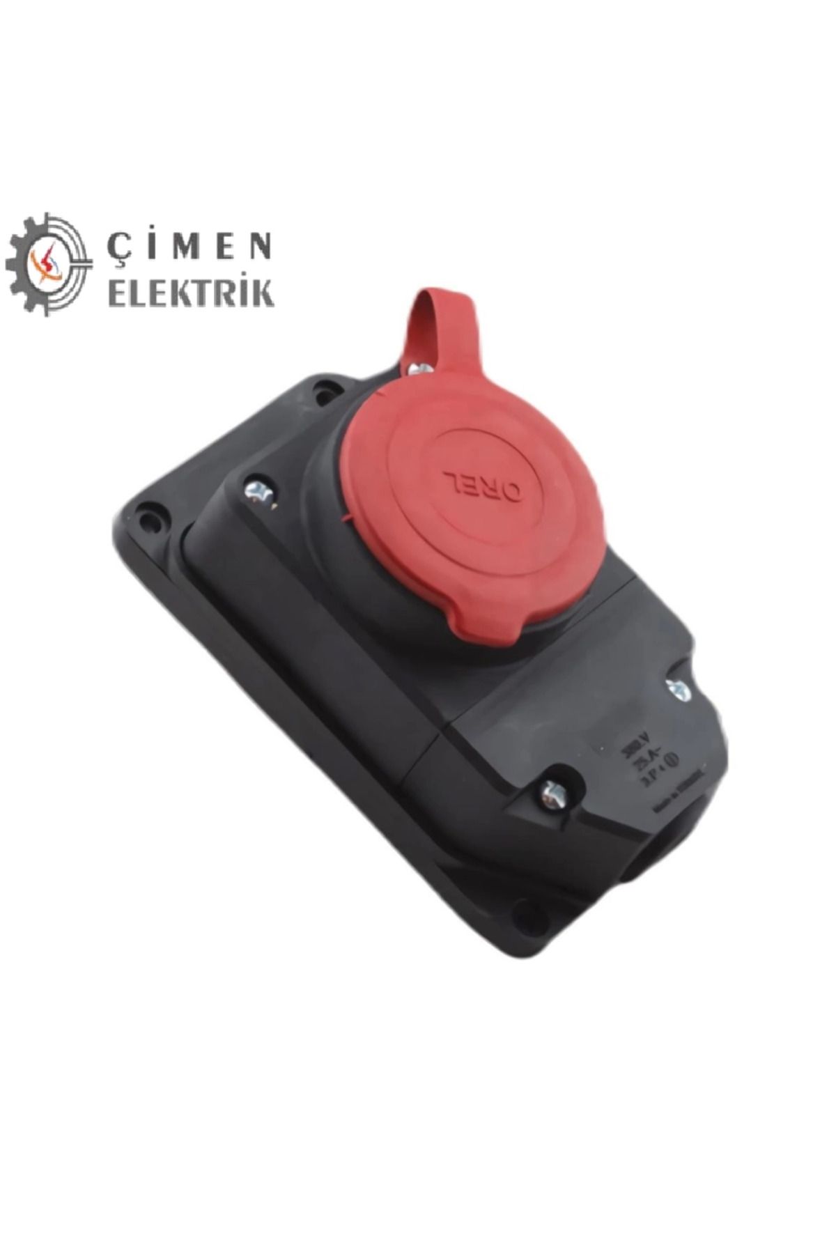 Emper 3X25 Kauçuk Duvar Priz 380V