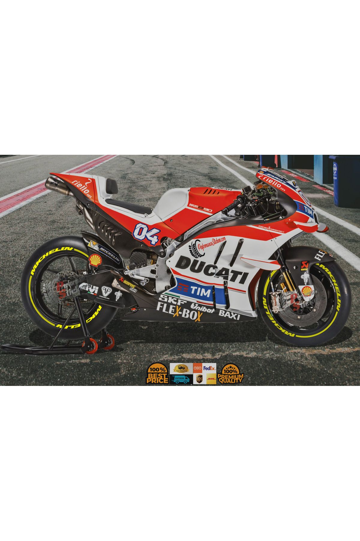 Performance Stickers Motorsiklet Lastik Yazısı Michlen Kuyruklu Lastik Stiker 8adet Lastik Sticker 15-19 Inç Arası Uyumlu