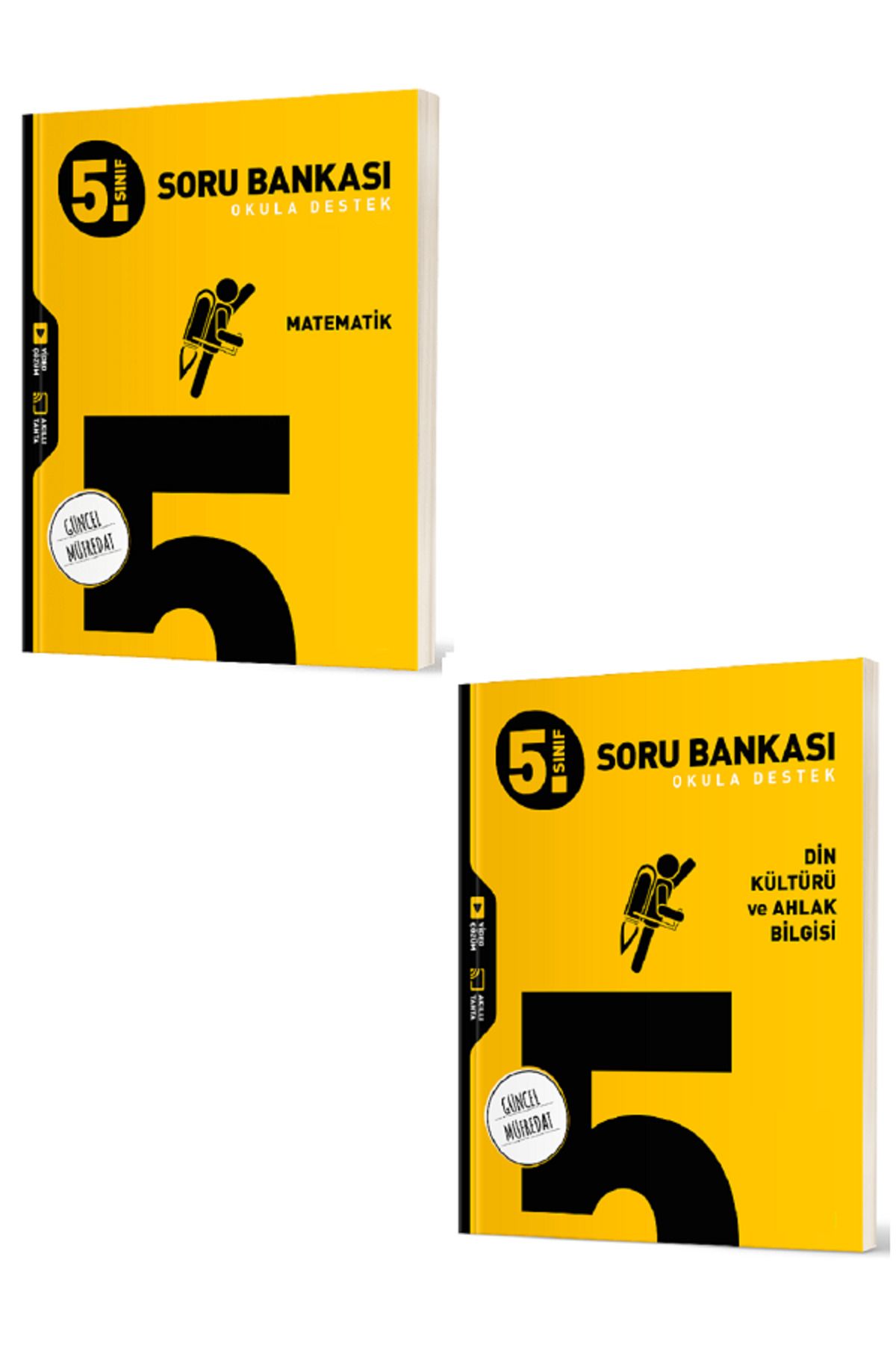Evrensel İletişim Yayınları 5.Sınıf Hız Yayınları Matematik + Din Kültürü Soru Bankaları / Güncel Müfredat / 2 KİTAP / YENİ