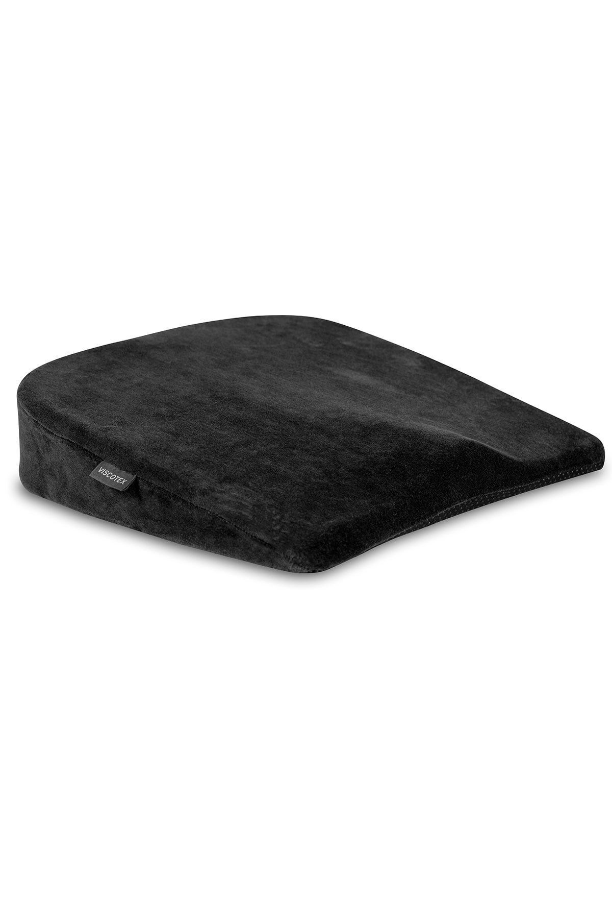 teknotrust Eğimli kaydırmaz visco ortopedik ofis ve araç minder 40x38x10/3 cm siyah