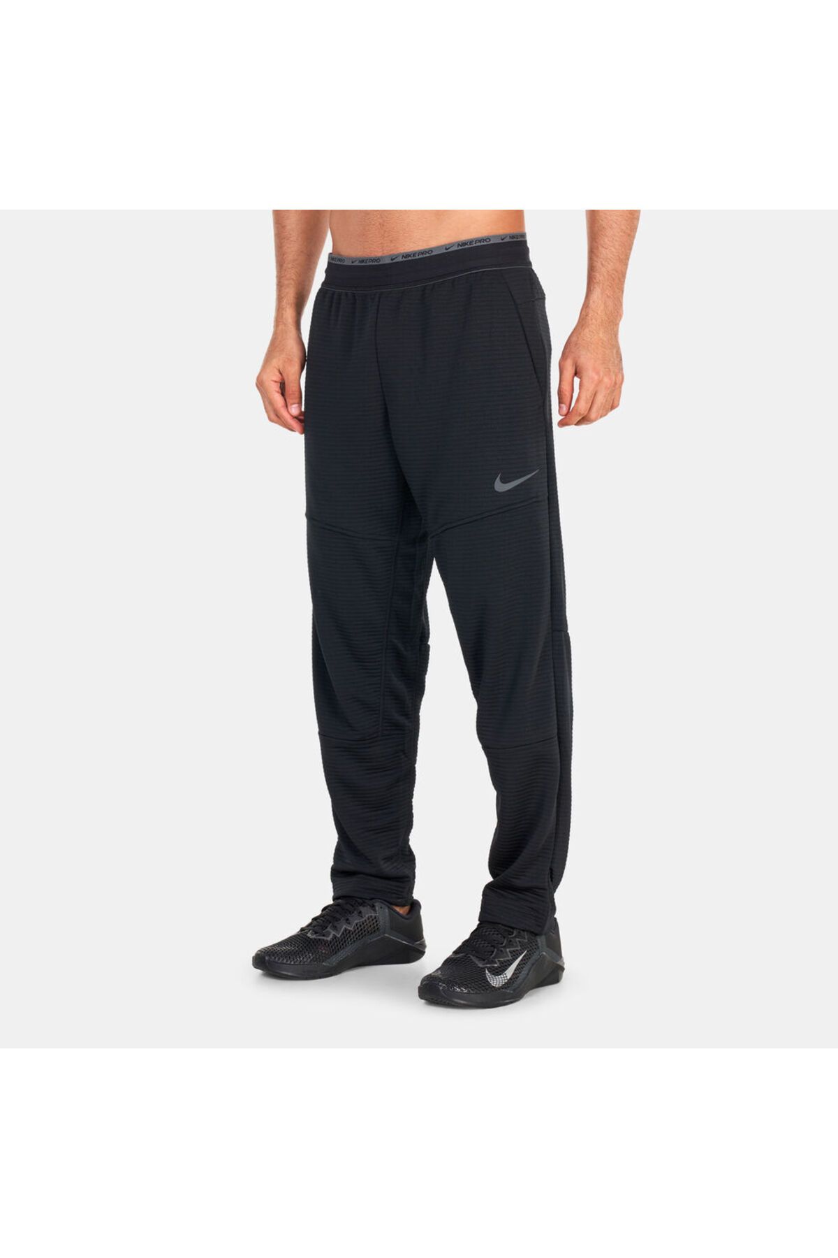Nike Pro Fleece Standart-Fit Kalıp / Siyah Erkek Eşofman Altı (DMK SPOR )