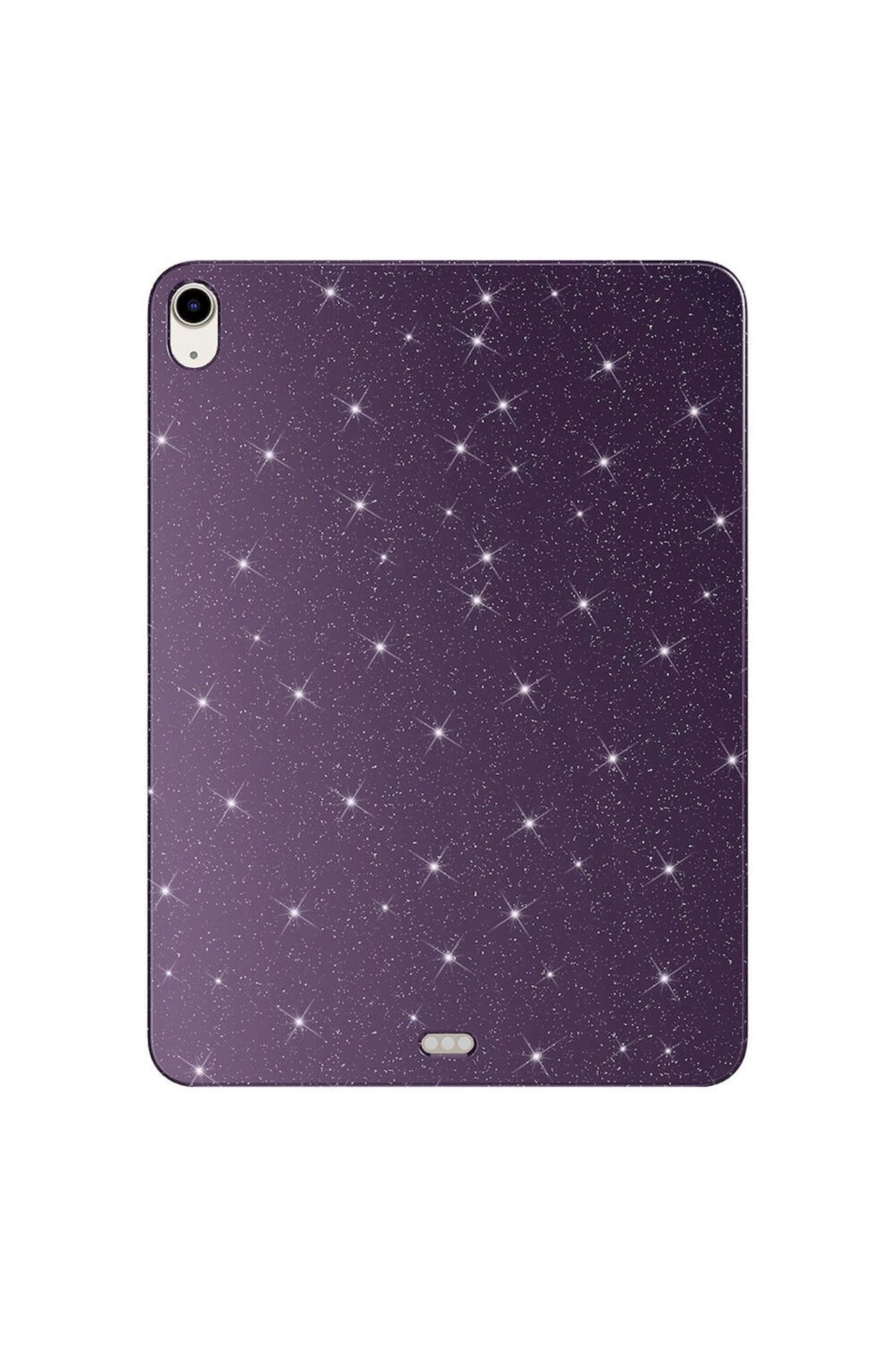 Megafox Teknoloji Apple iPad 10.9 2022 (10.Nesil) Uyumlu Tablet Kılıfı Koton Case Simli Parlak Kapak