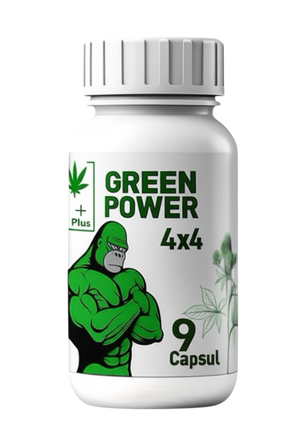 Green Power 4X4 Erkeklere Özel Geliştirici 1 Kutu 9 Caps Limited