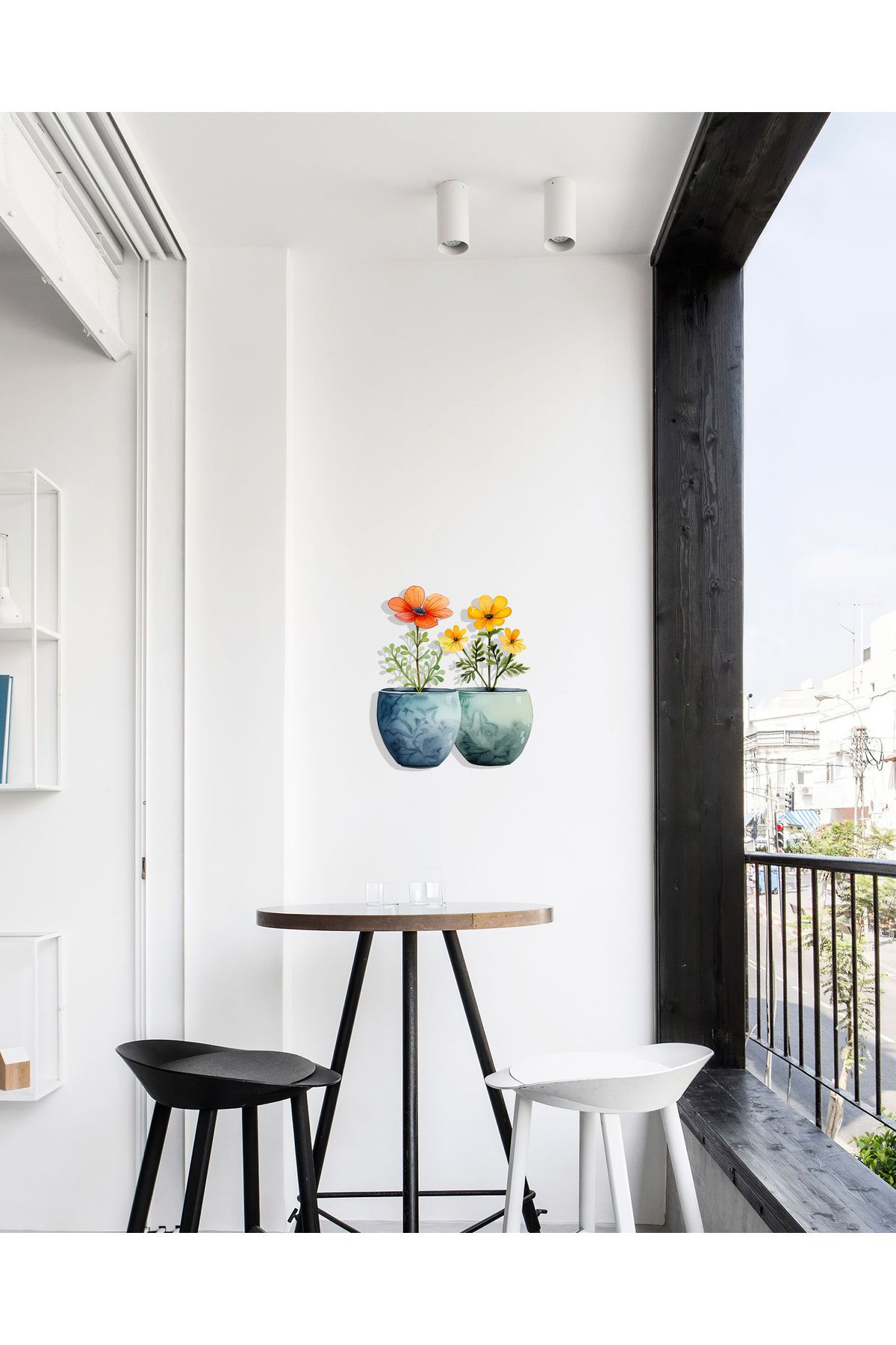 macrodec FLOWER POTS/SARI ÇİÇEKLİ SAKSILAR