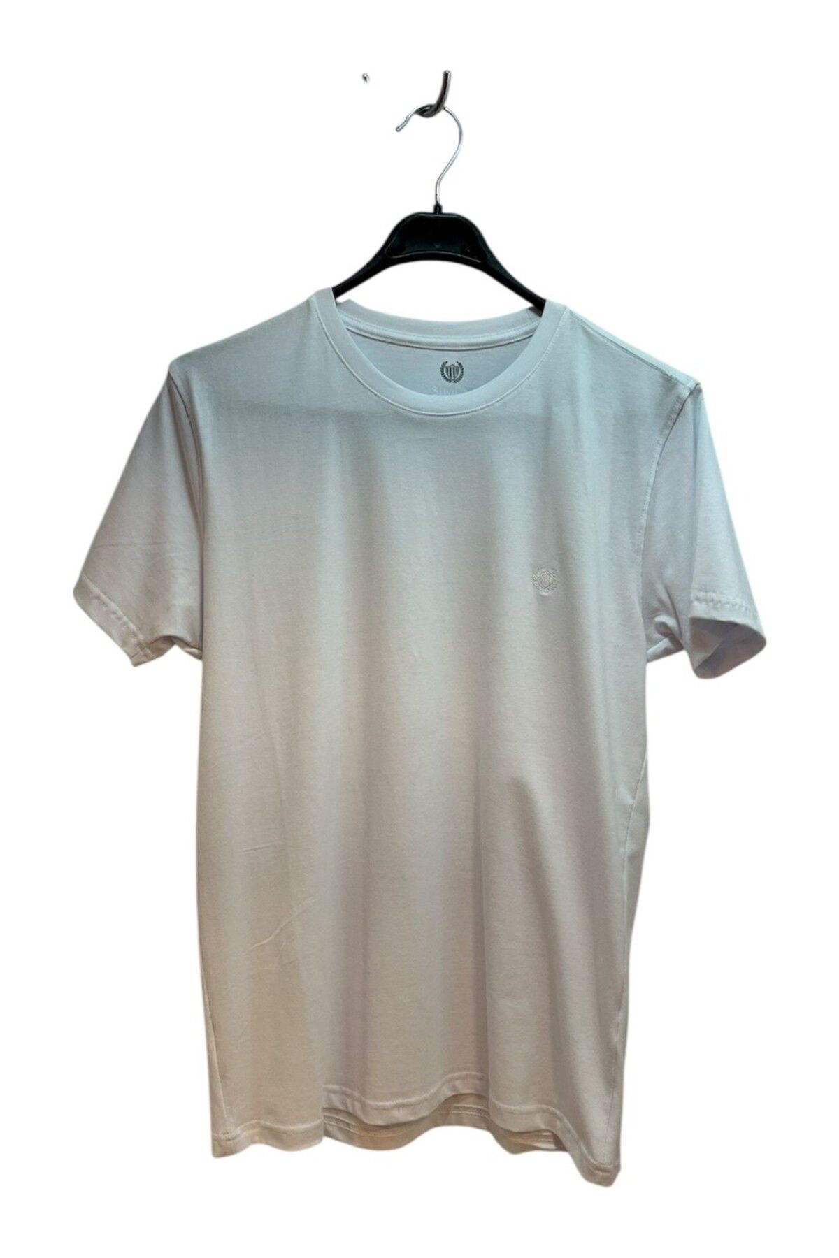 SİMENTİ Simenti Beyaz Renk Yuvarlak Yaka Erkek T Shirt