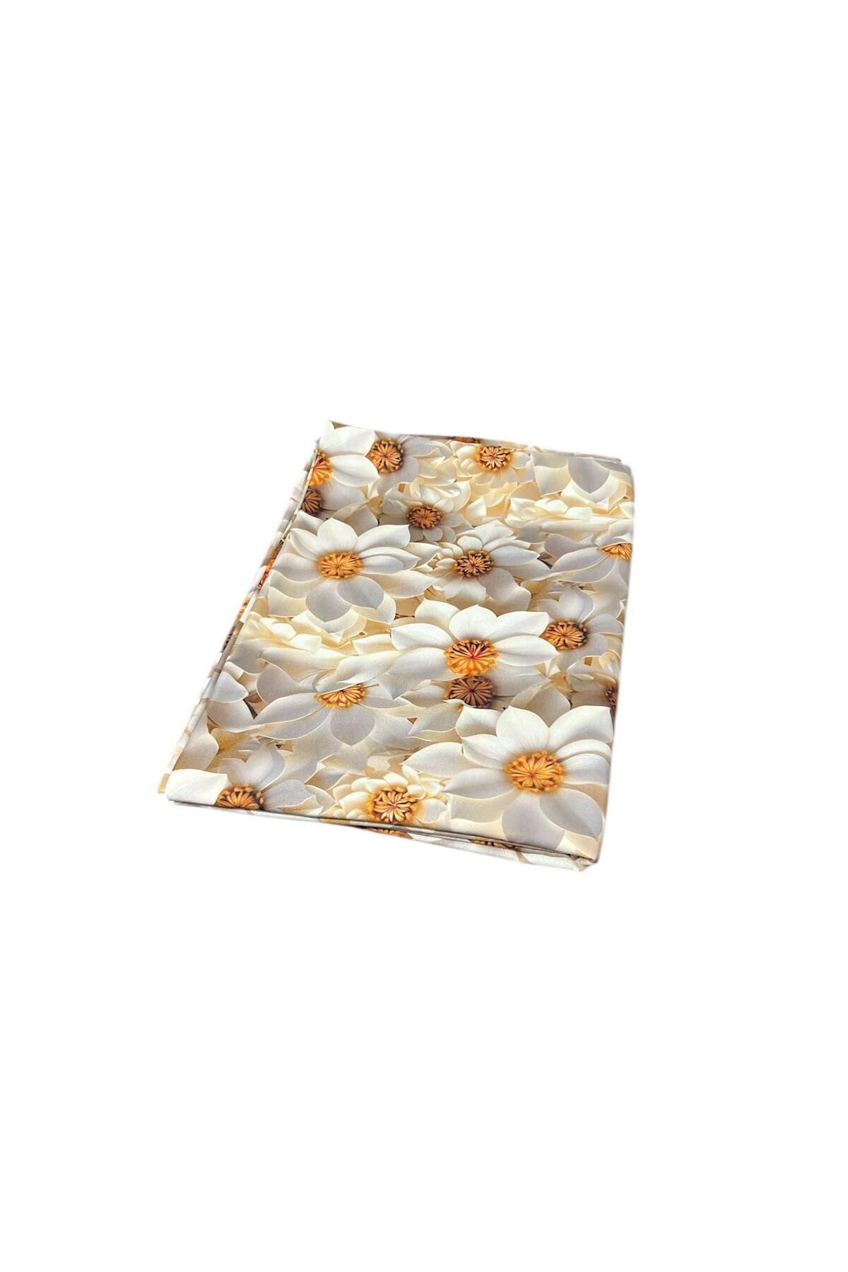 CENGİZ ÇEYİZ Süet Çift Kişilik Desenli Döşek Yüzü 135X195