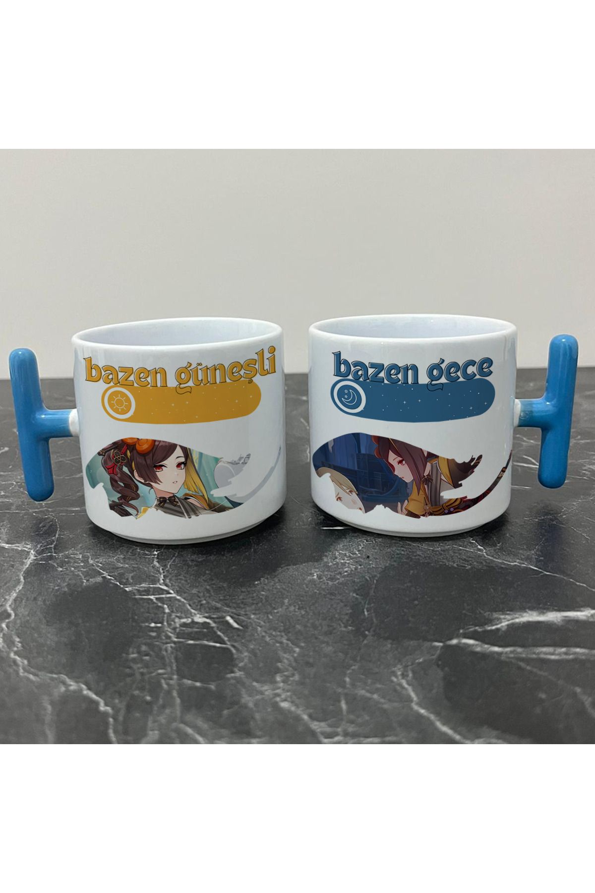 Define Moyas Genshin Impact Chiori Kupa Bardak - Genshin Impact Güneşli Gece Serisi