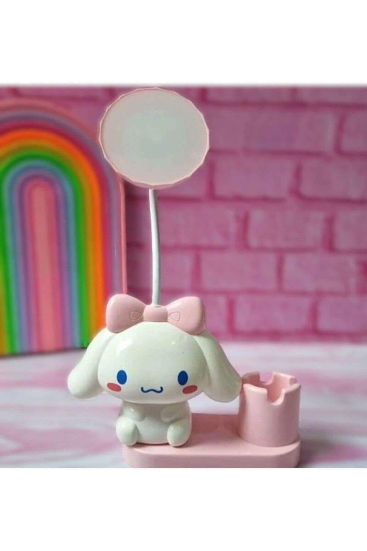 ada çanta kırtasiye cinnamoroll figürlü kalemlikli masaüstü şarjlı gece lambası AD445858