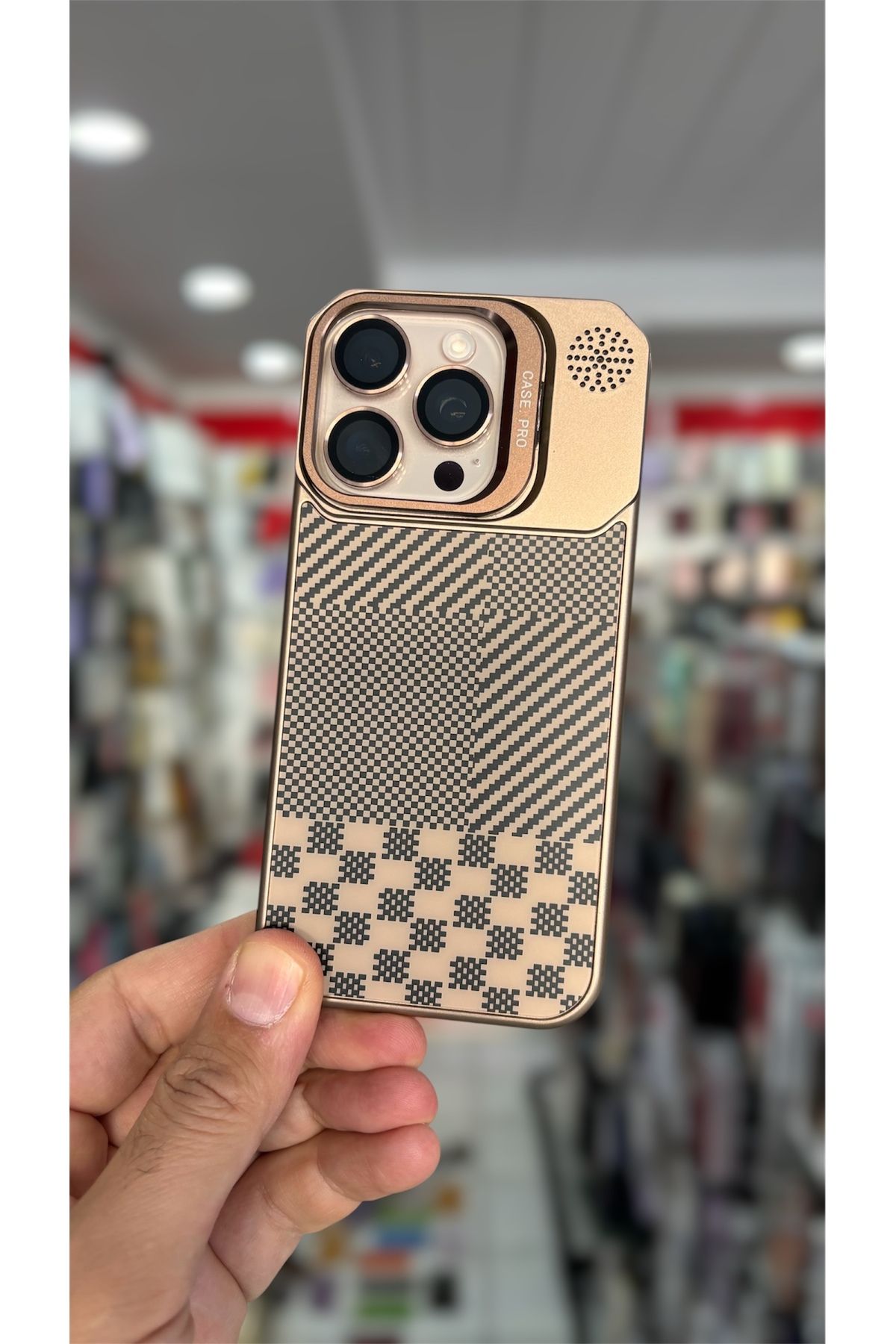 darkpower iPhone 16 Pro Standlı İçten Magsafeli A++ Kaliteli Kılıf Desert