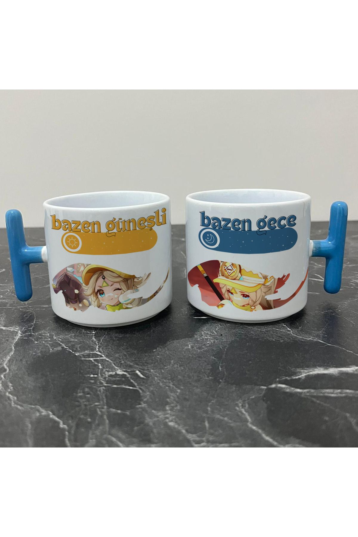 Define Moyas Genshin Impact Kachina Kupa Bardak - Genshin Impact Güneşli Gece Serisi
