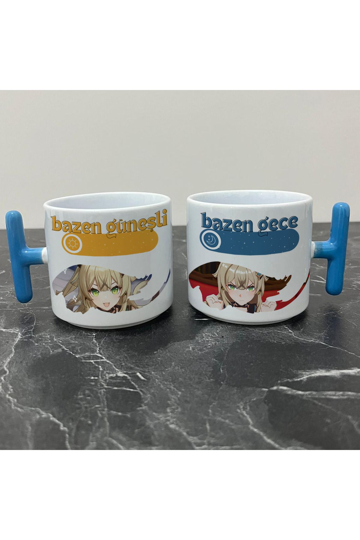 Define Moyas Genshin Impact Kirara Kupa Bardak - Genshin Impact Güneşli Gece Serisi