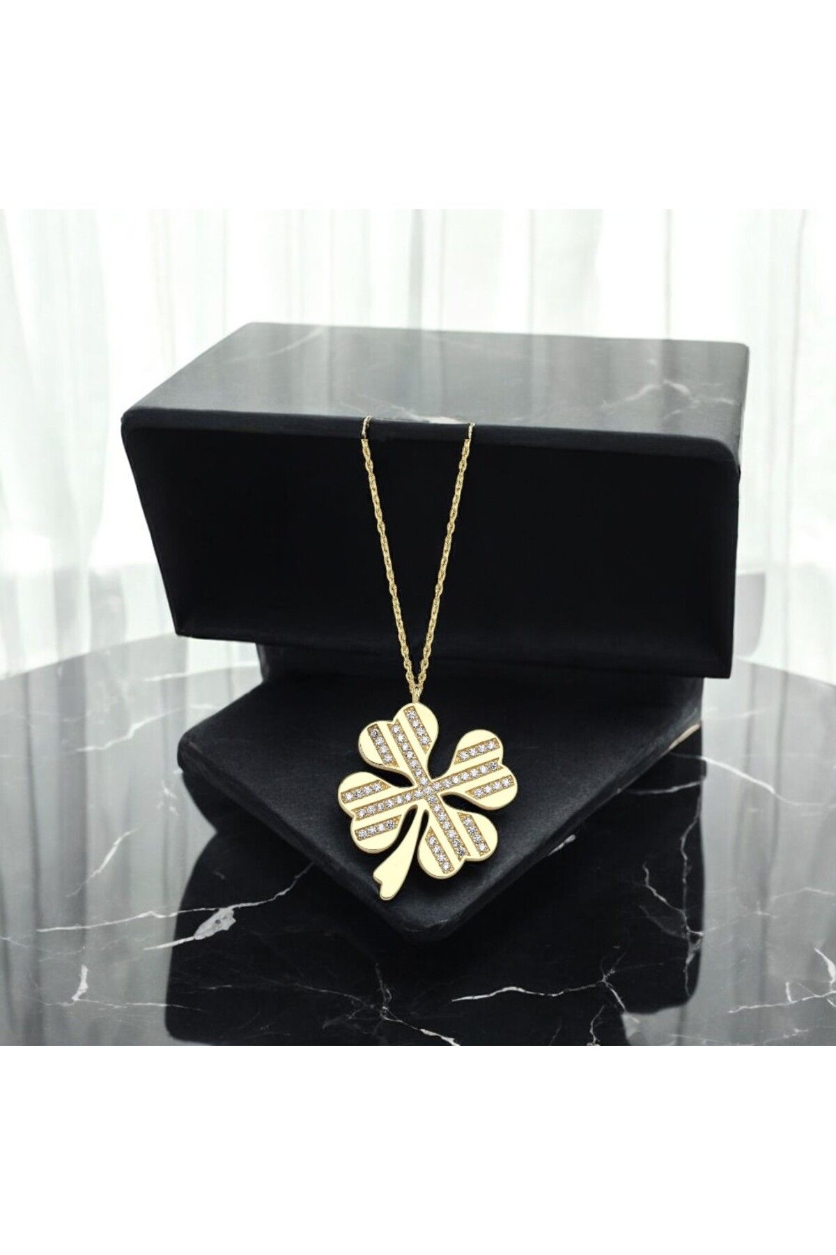 Rcp Kuyumculuk 14 Ayar 4.00 Gram Yonca Altın Kolye