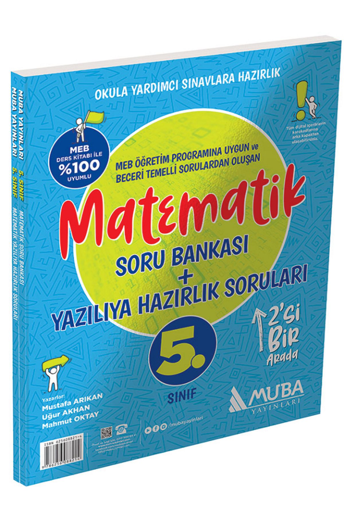 Evrensel İletişim Yayınları 5.Sınıf Muba Matematik Soru Bankası / 2'Si 1 Arada / Yazılıya Hazırlık Soruları / Beceri Temelli