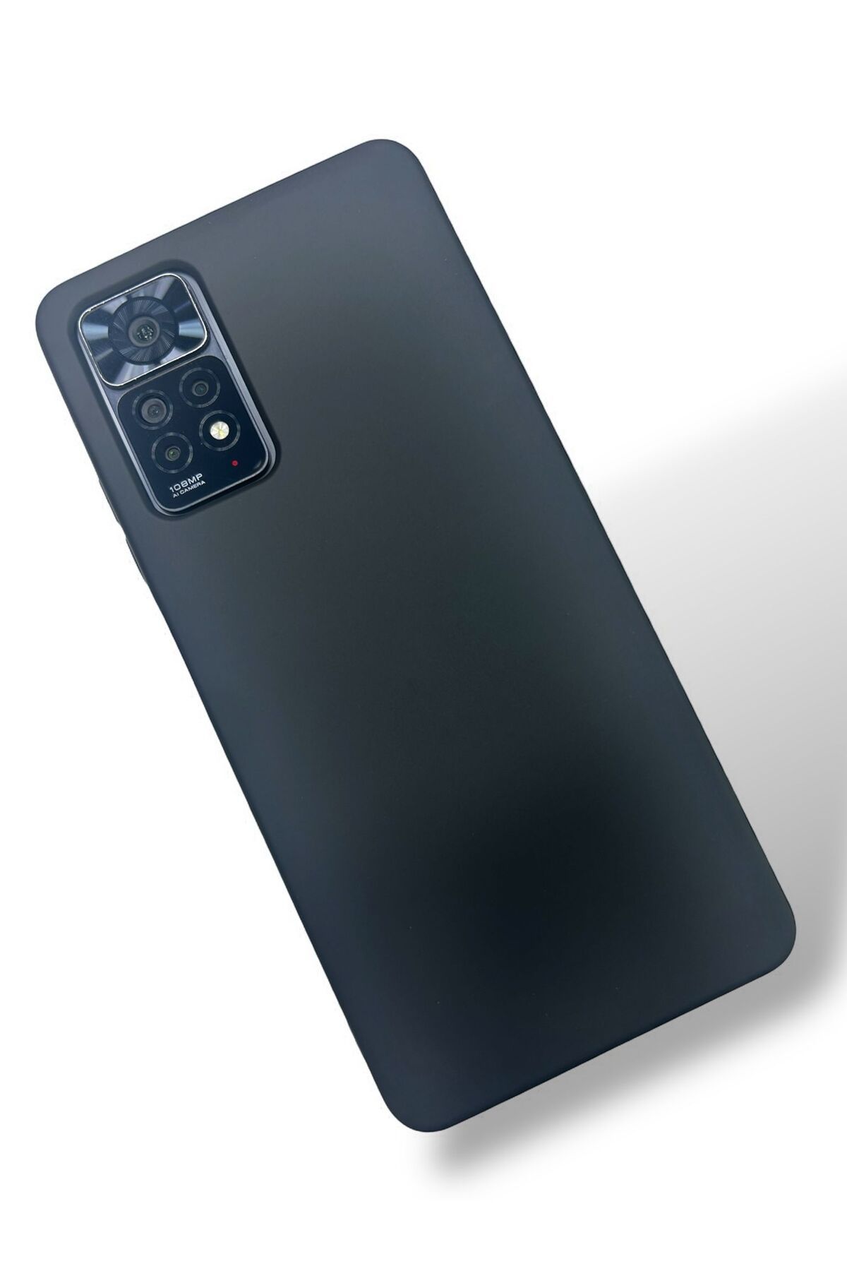 Merwish Xiaomi Redmi Note11 Pro Uyumlu Içi Kadife Soft Lansman Silikon Kılıf Kapak Siyah
