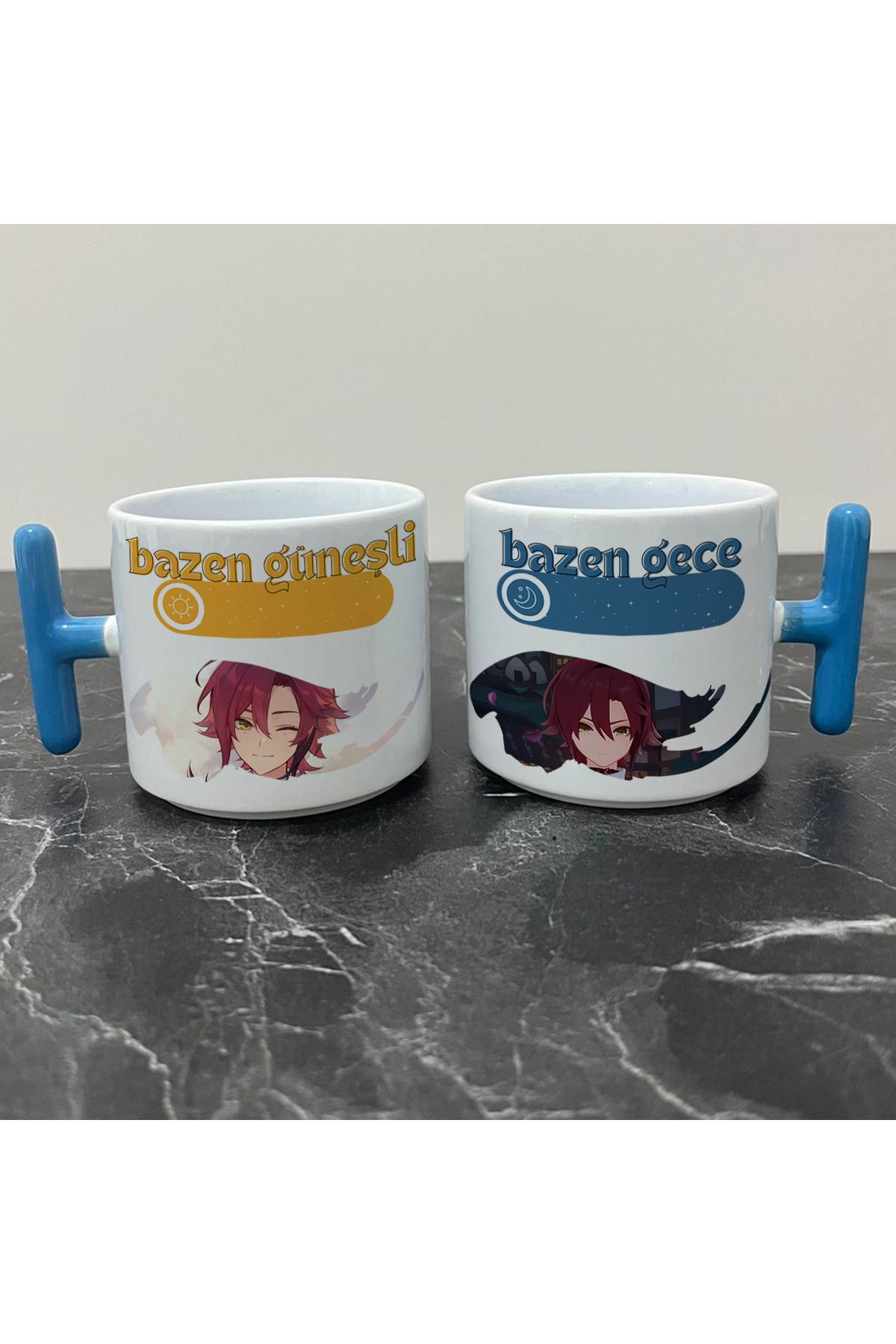 Define Moyas Genshin Impact Heizou Kupa Bardak - Genshin Impact Güneşli Gece Serisi