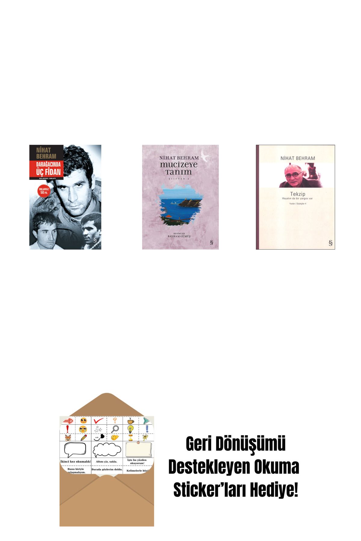 Alfa Yayınları Darağacında Üç Fidan (Ciltli) + Mucizeye Tanım + Tekzip + Okuma Sticker'ları