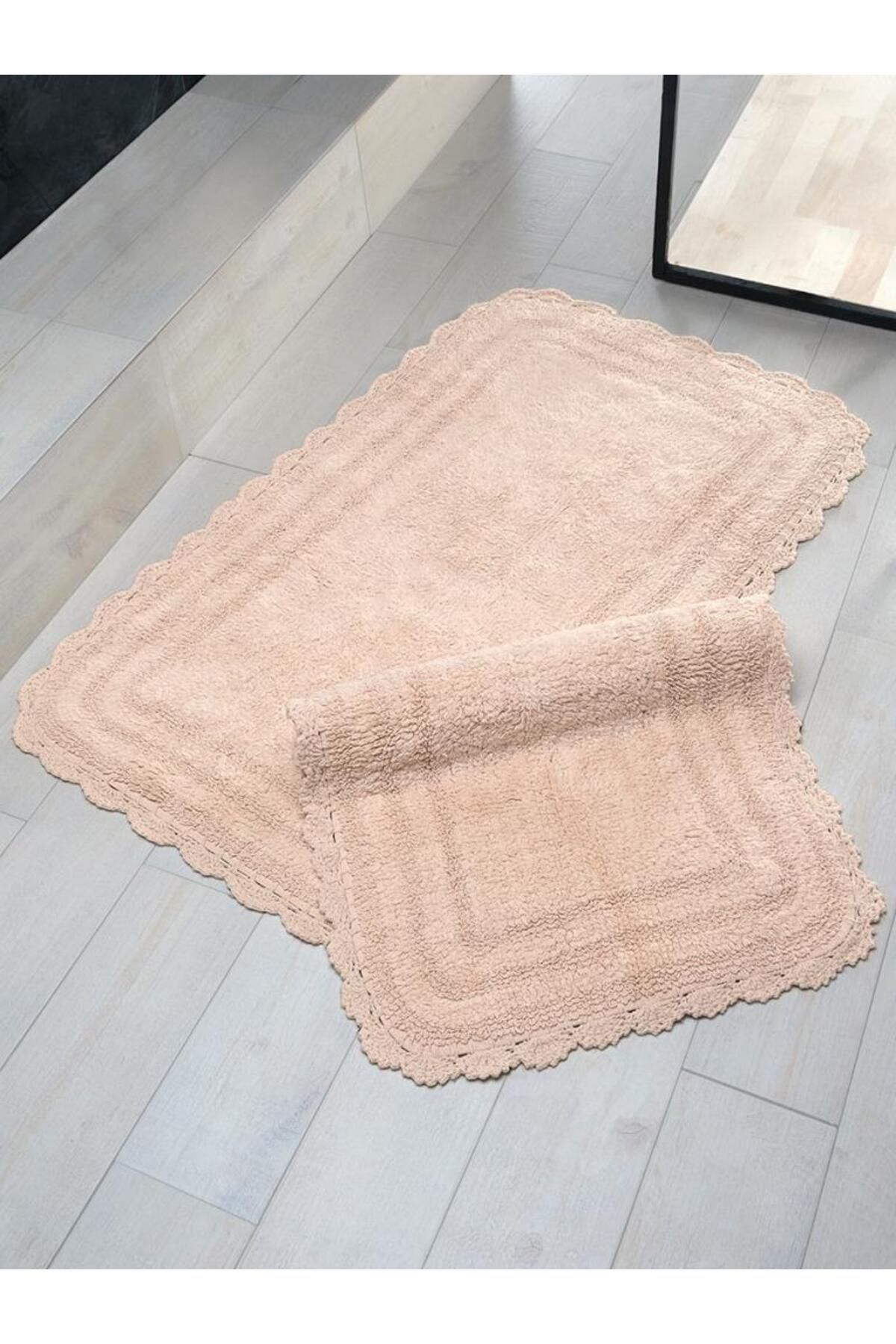 Karna Home Alya Banyo Paspası Seti – İkili Takım, Uyumlu Renk Kombinasyonu