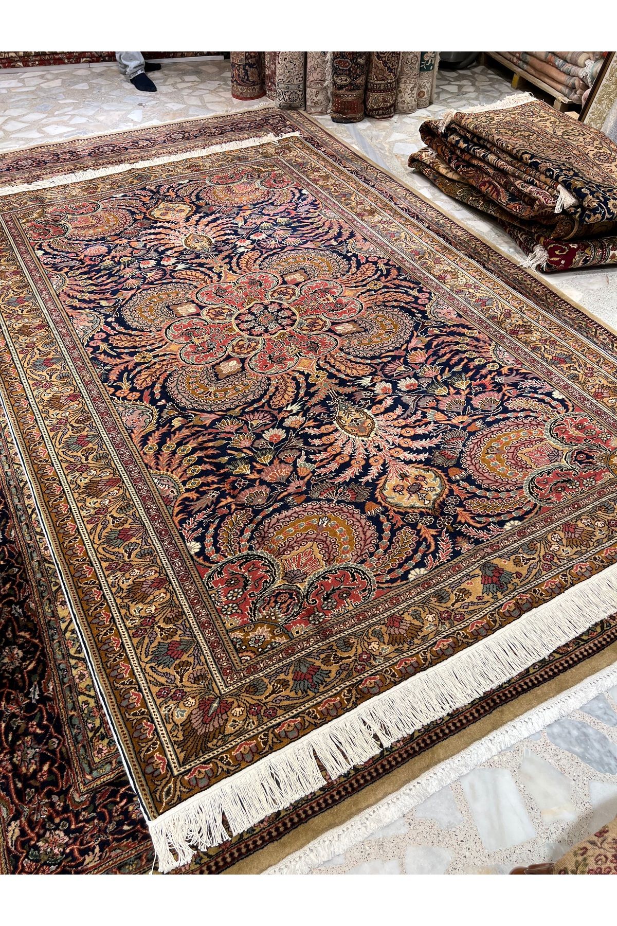RD RAMAZAN DAĞ EL HALI SANATI El Dokuma Kayseri Hacılar Dokuması Birinci Sınıf Kalite Ebat 300x200
