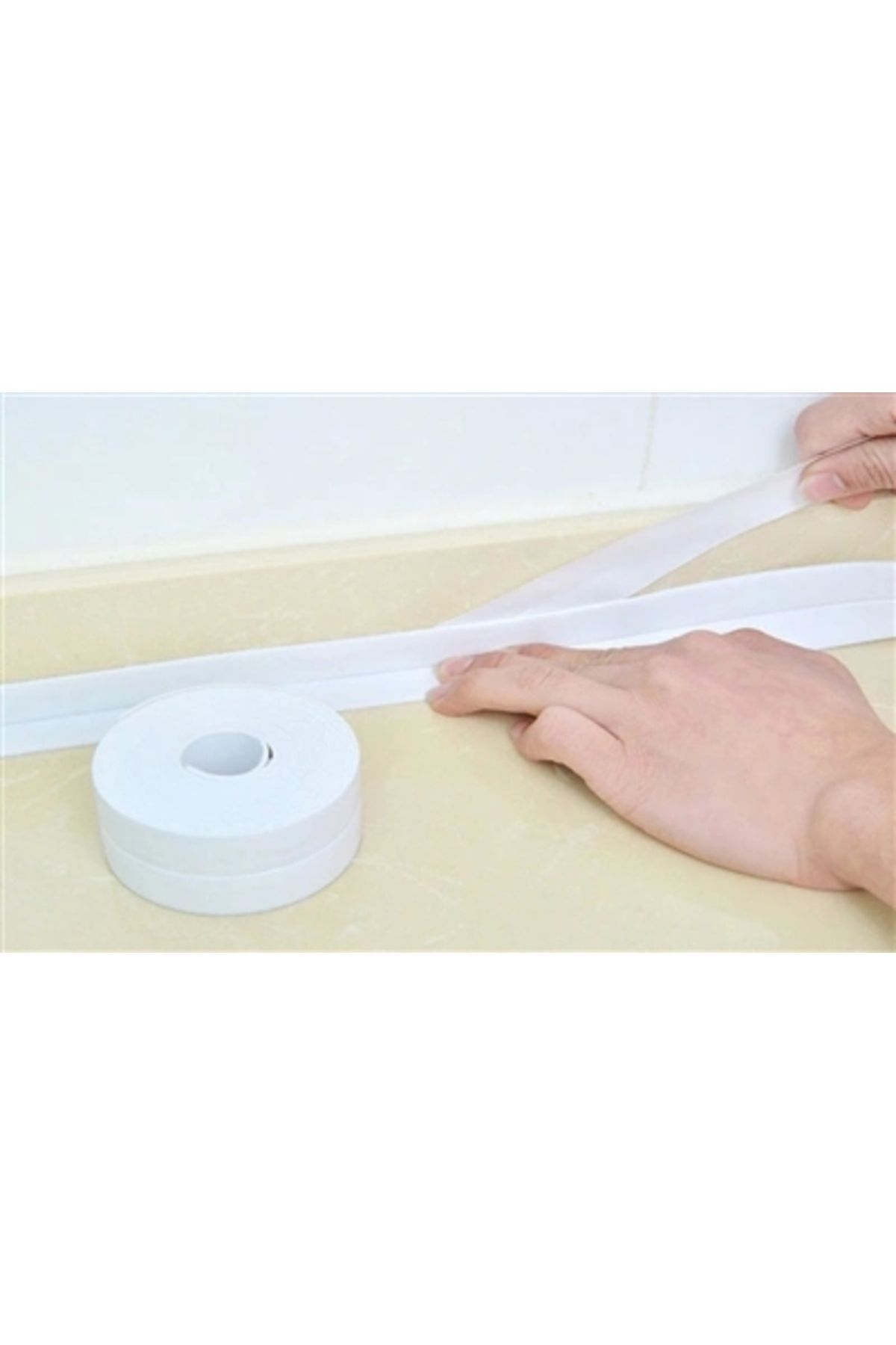 TTT BEYAZ Su Sızdırmaz Lavabo Kenar Bandı (KUTUSUZ)(3.2m)