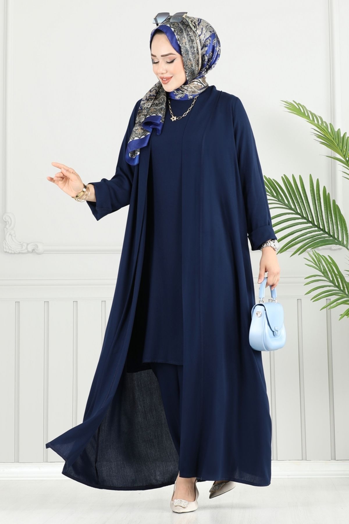 Modaselvim Salaş Üçlü Viskon Takım 0342BG354 Laci