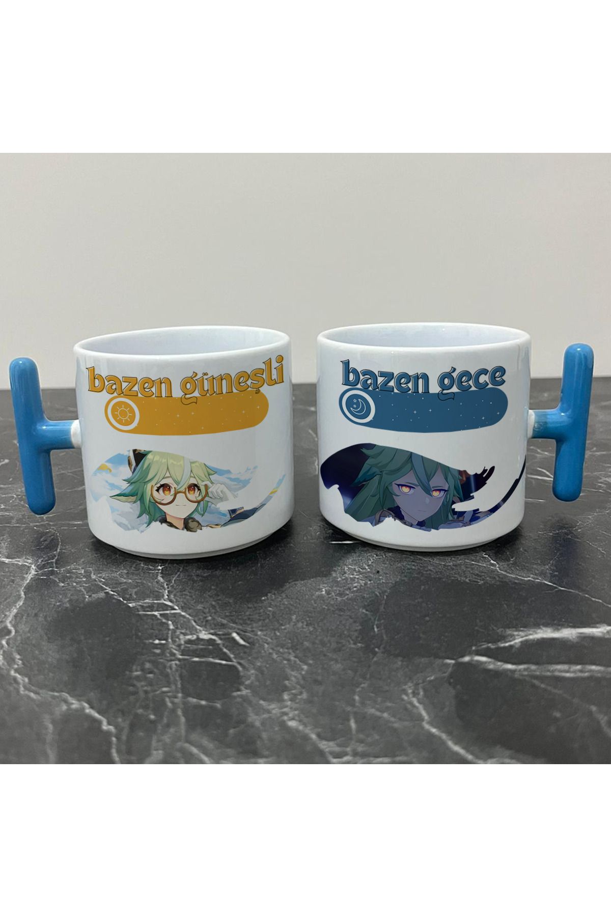Define Moyas Genshin Impact Sucrose Kupa Bardak - Genshin Impact Güneşli Gece Serisi