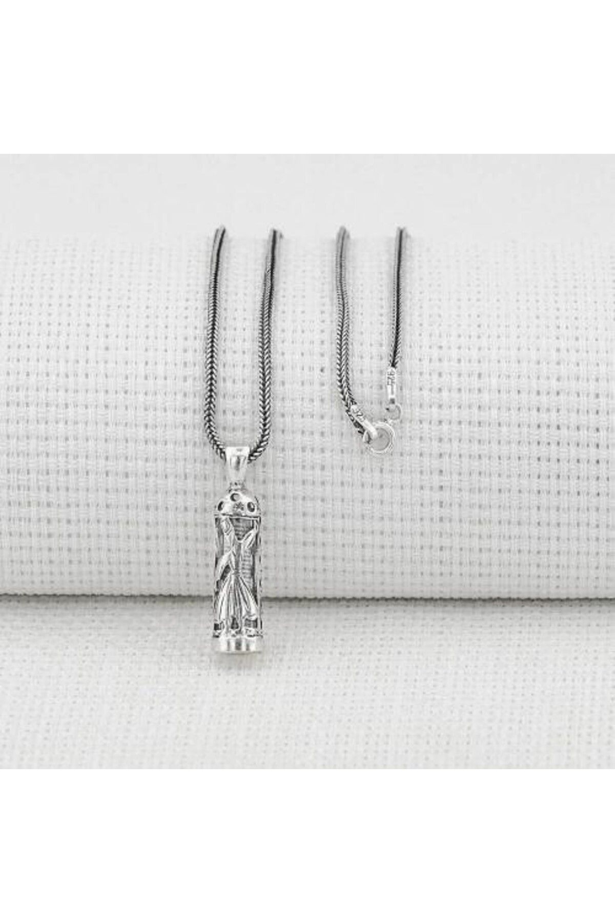 shop Semazen Detaylı Cevşeni Kebir Dualı 925 Ayar Gümüş Erkek Kolye