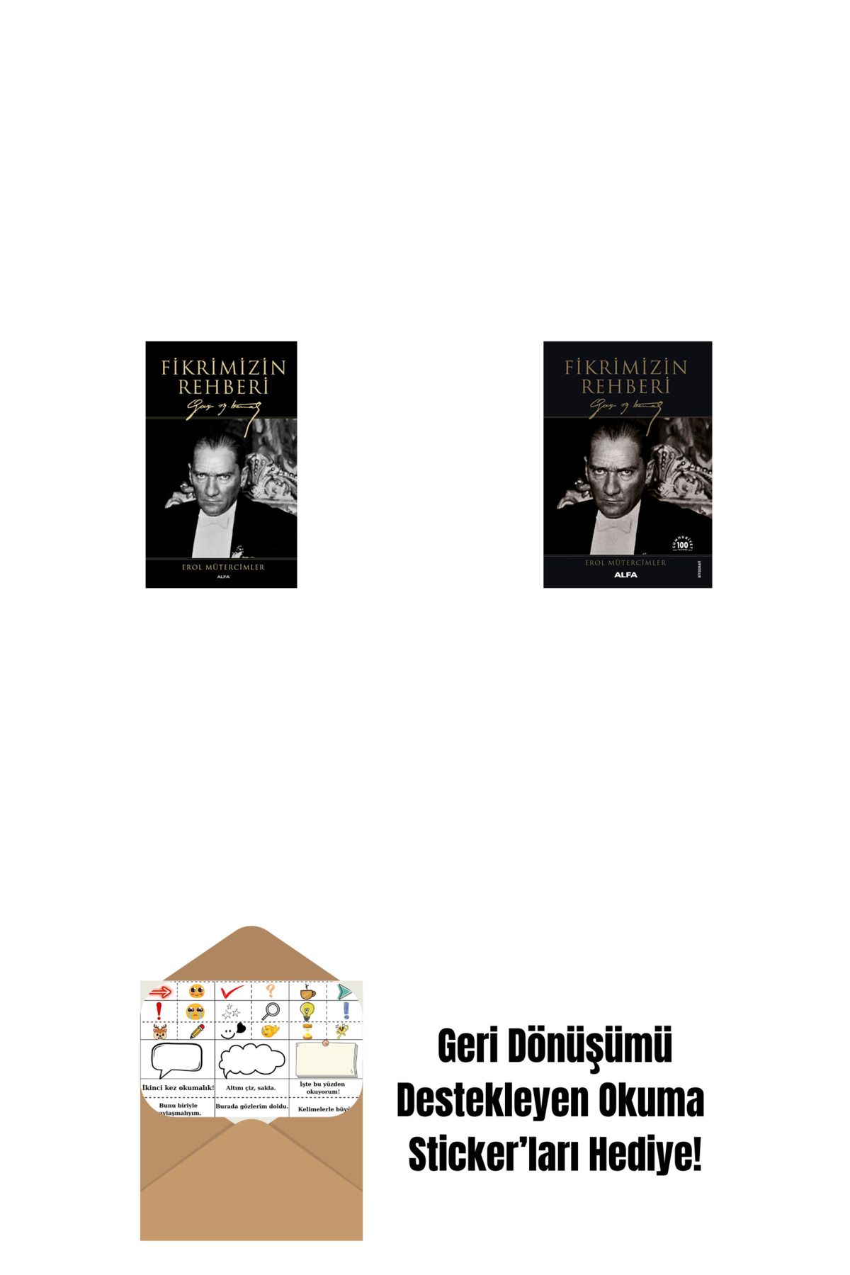 Alfa Yayınları Fikrimizin Rehberi (Ciltli) + Fikrimizin Rehberi - Gazi Mustafa Kemal + Okuma Sticker'ları