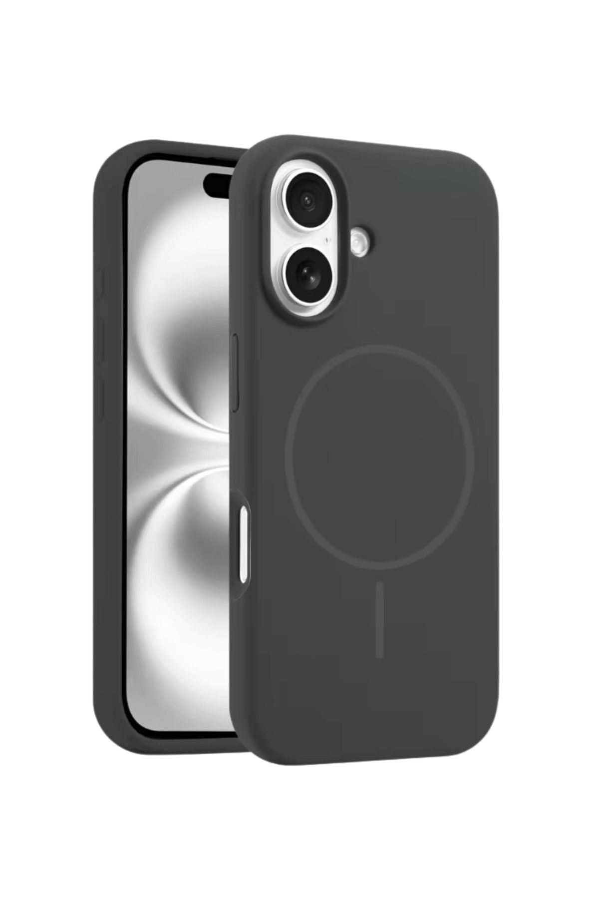 FABRON Apple Iphone 16 Uyumlu Magsafe Lansman Kir Tutmaz Silinebilir Içi Kadife Telefon Kılıfı