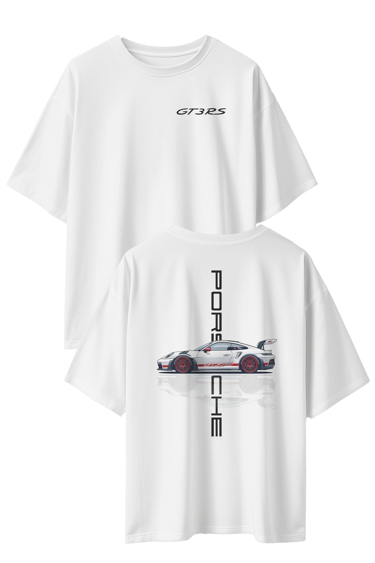 CEVİNDİ KOPYA - Unisex Tşört Ferrari F40 Baskılı T-shirt