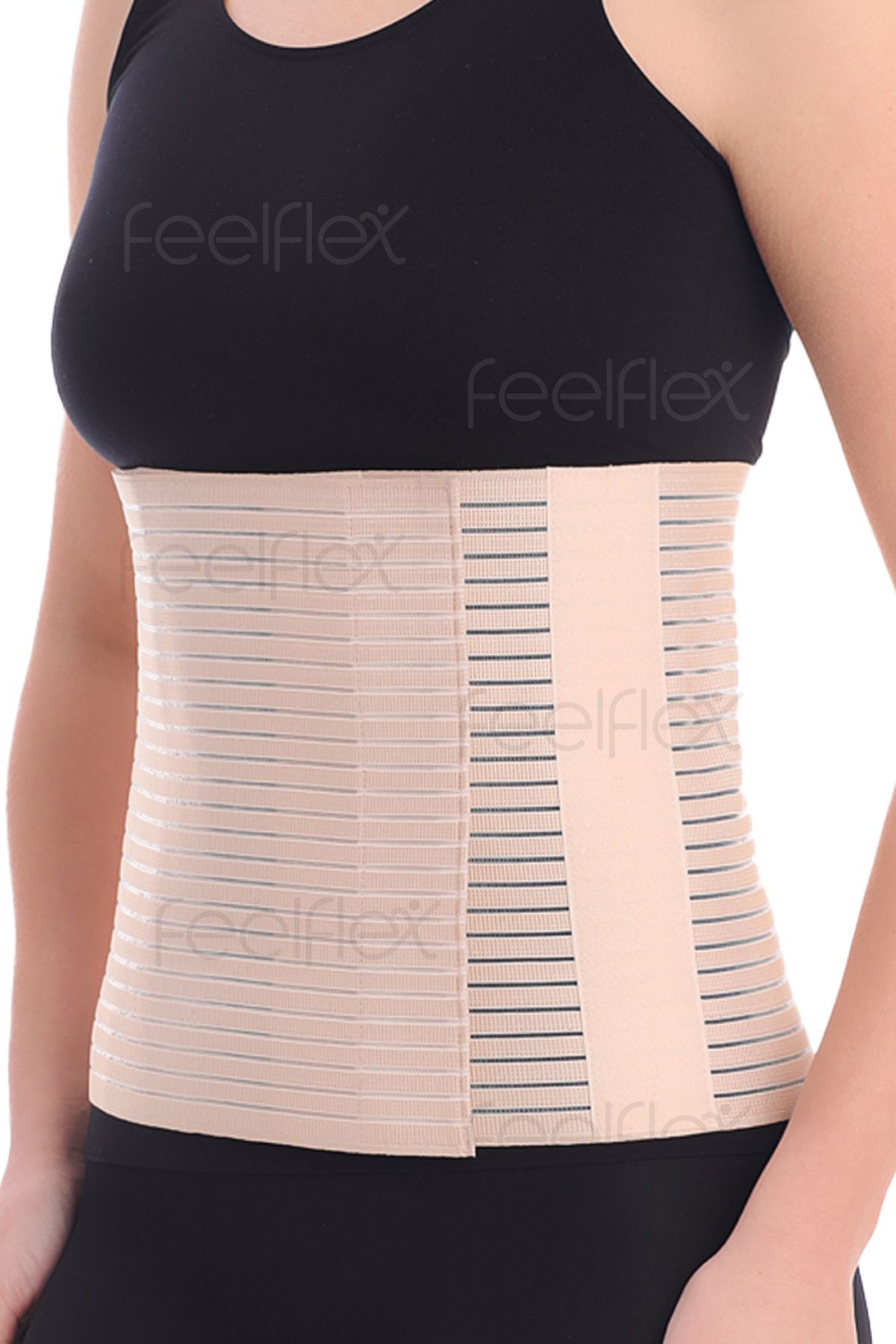 Feelflex Karın Korsesi - Lohusa, Doğum Sonrası, (SEZERYAN) Bel Inceltme, Ağrı Önleme, Sıkılaştırıcı Korse