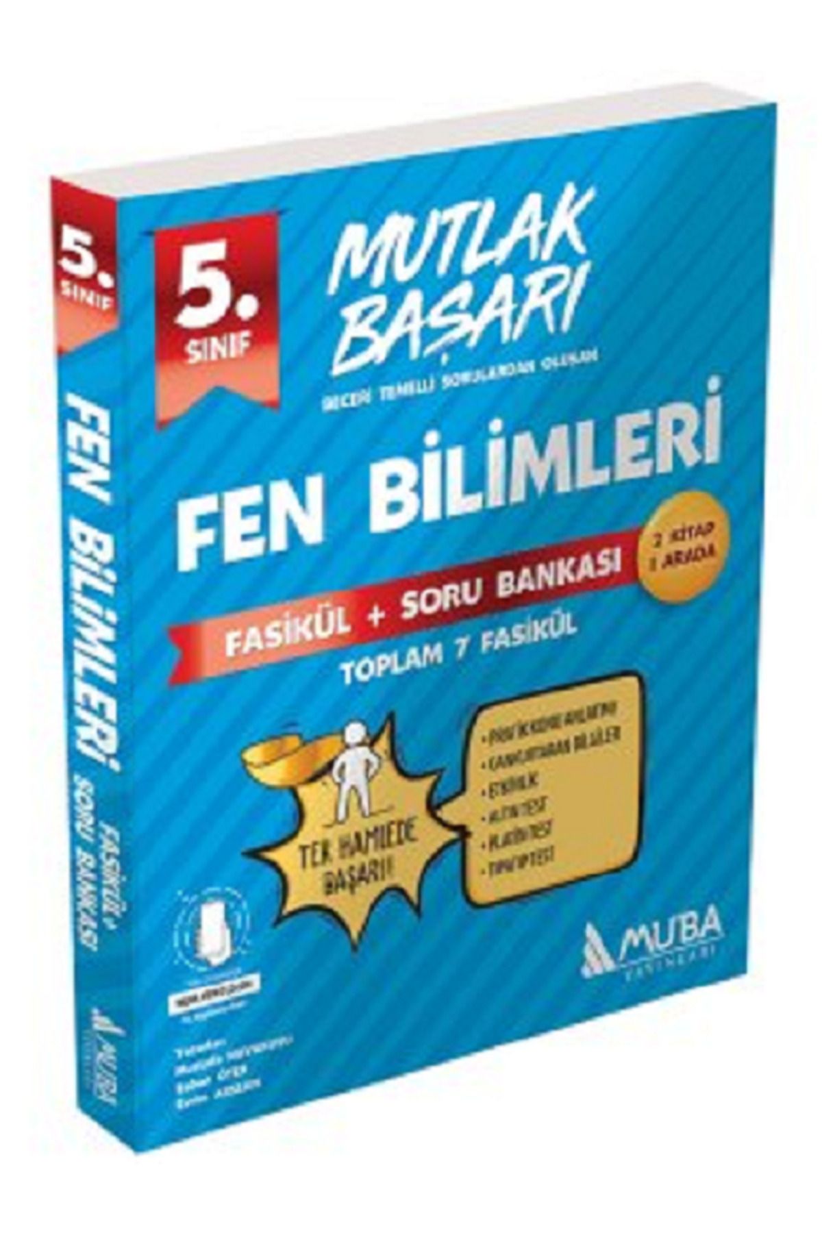 Evrensel İletişim Yayınları 5.Sınıf Muba Mutlak Başarı Fen Bilimleri Fasikül + Soru Bankası / 2 Kitap 1 Arada / Toplam 7 Fasikül