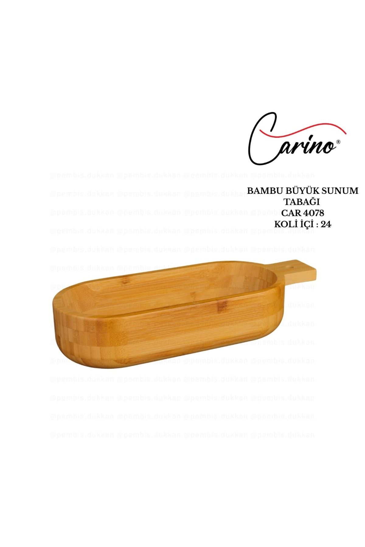 Carino BAMBU BÜYÜK SUNUM TABAĞI