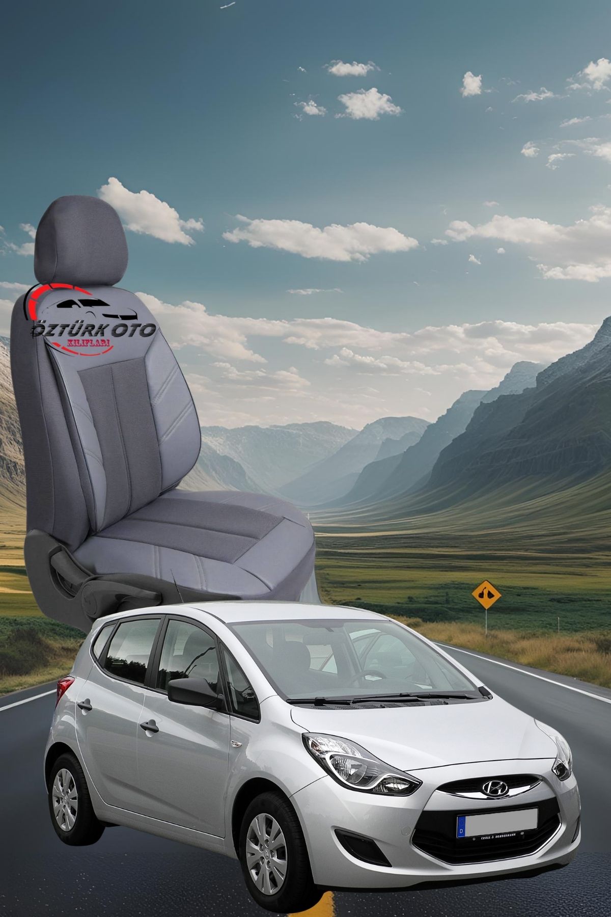 MEVLÜT ÖZTÜRK OTO KILIFLARI Akik Serisi Hyundai İx20 Tam Set Oto Koltuk Kılıfı