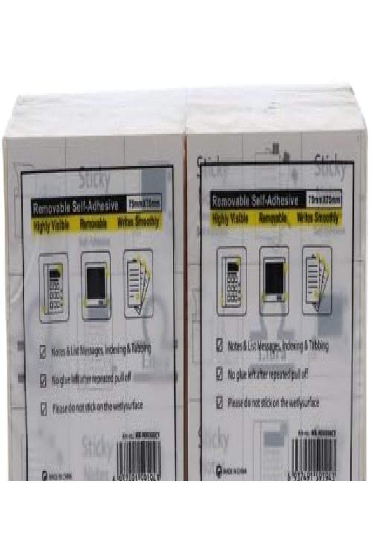 RAHALIFE HOME SOLUTION-Rahalife Sticky Notes | 3x3in Self-Adhesive Notes, 100 Sheets x 12 Set | Pastel Colors, Removable 4