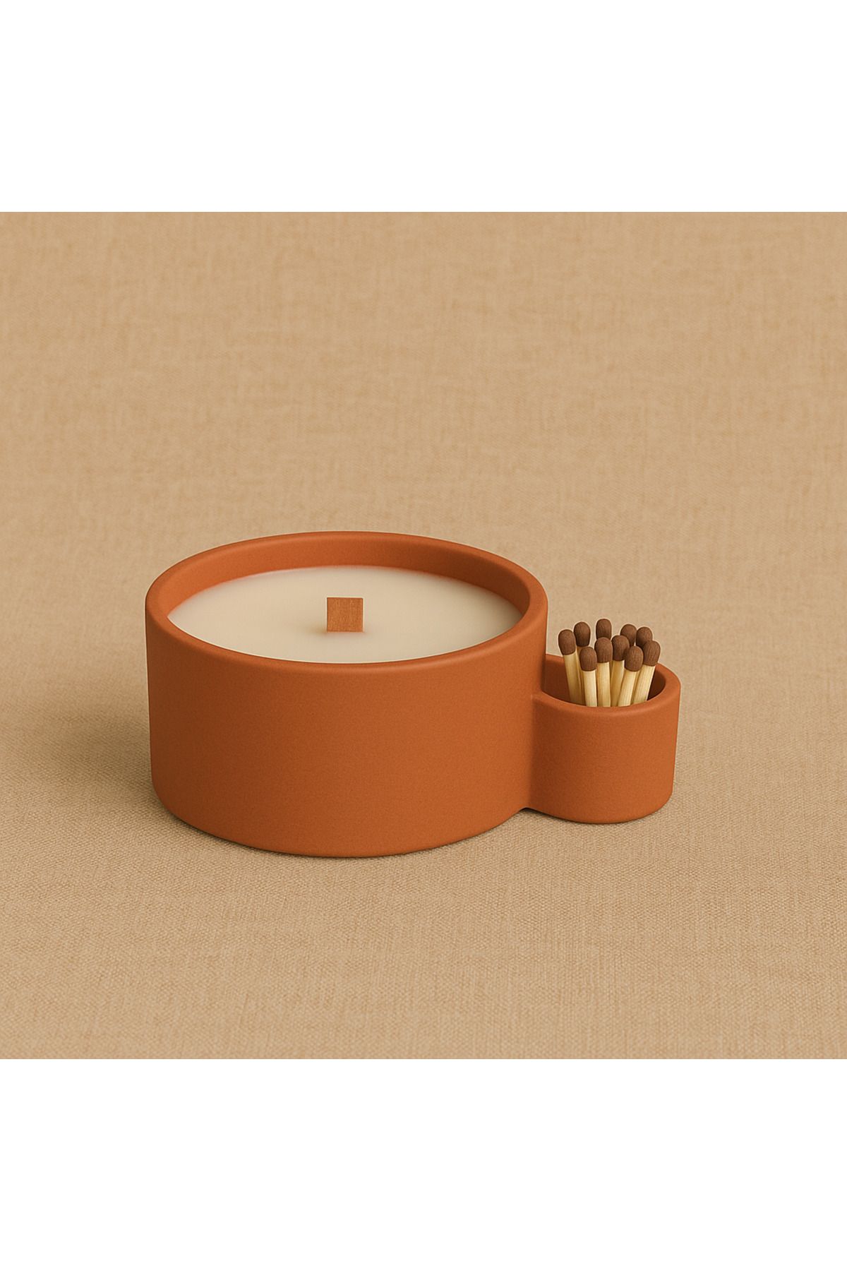 OD Concept Amber Kokulu Dekoratif Beton Mum