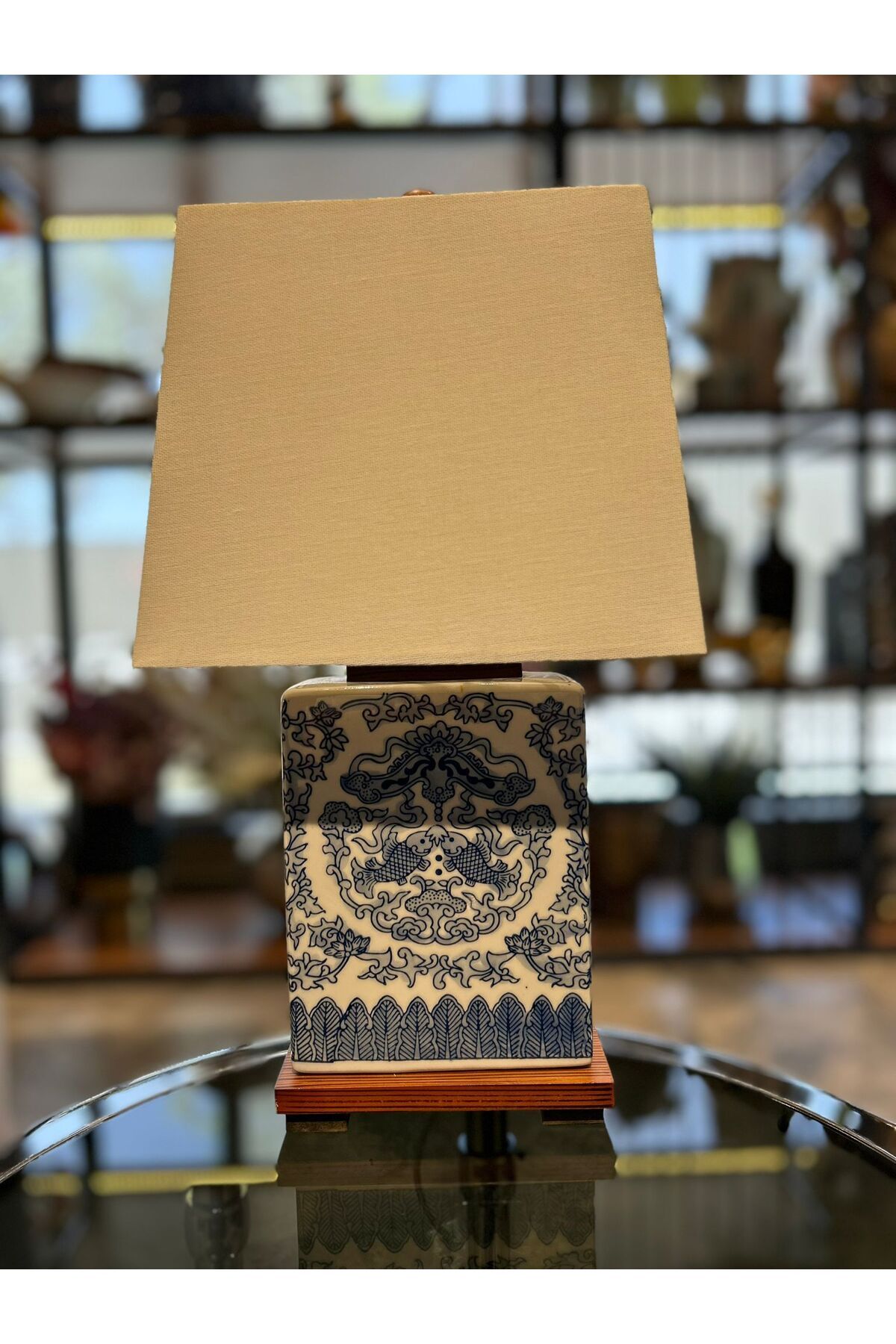 Ralph Lauren Home BLUE BLANC ABAJUR