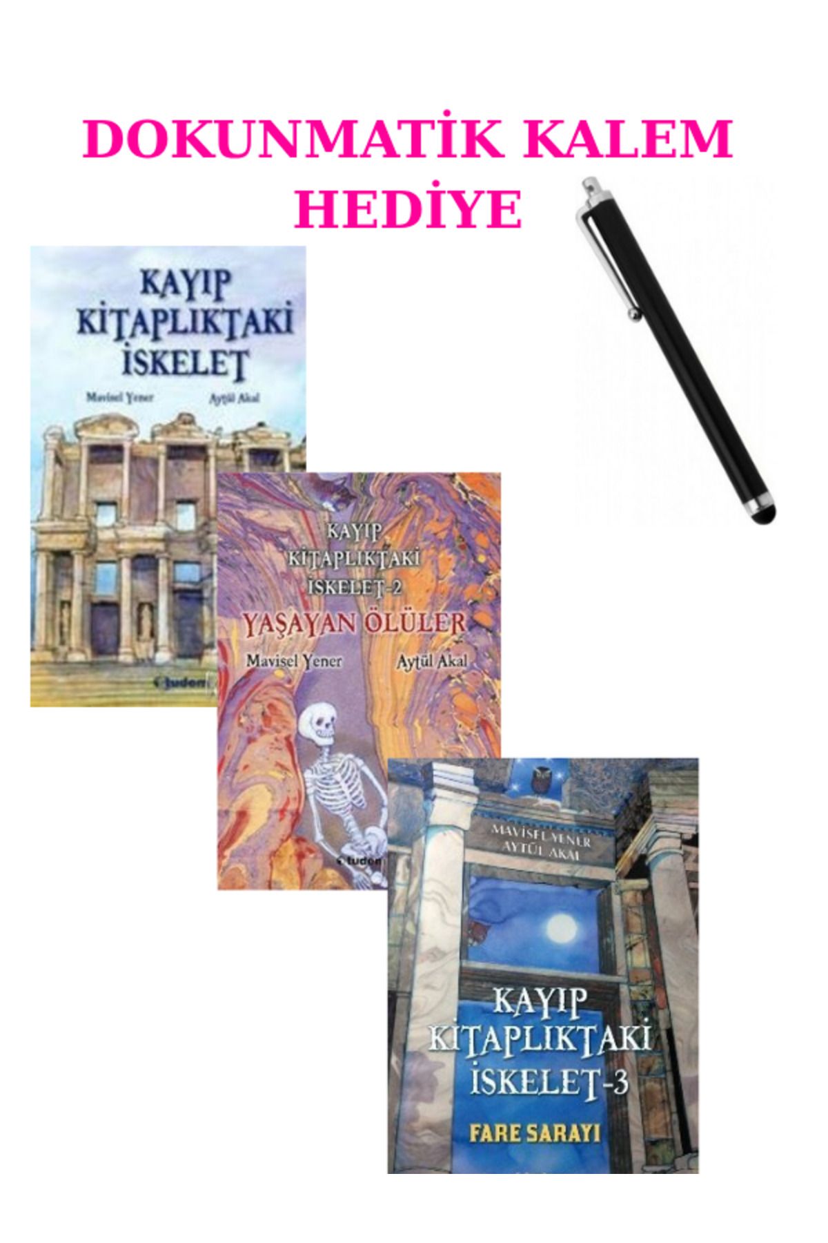 FOM Kitap Kayıp Kitaplıktaki İskelet Serisi (3 Kitap Takım)