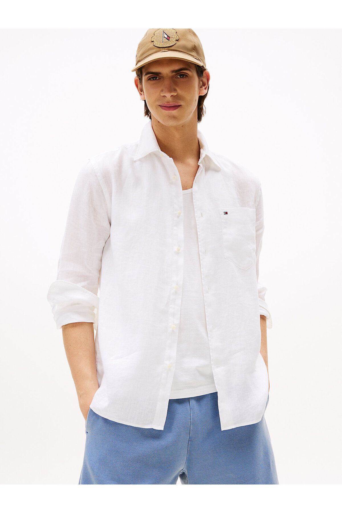 Tommy Hilfiger Pure Linen Regular Fit Shirt